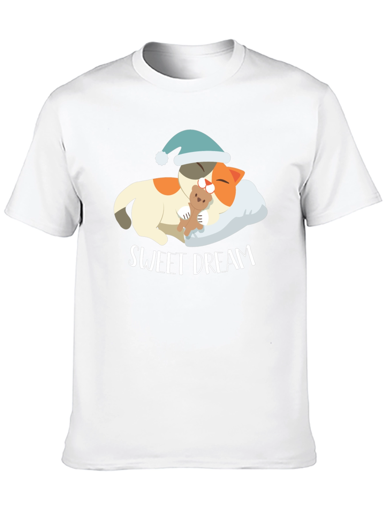 Sweet Dream Cat T-Shirt | Sleepy Animal Tee