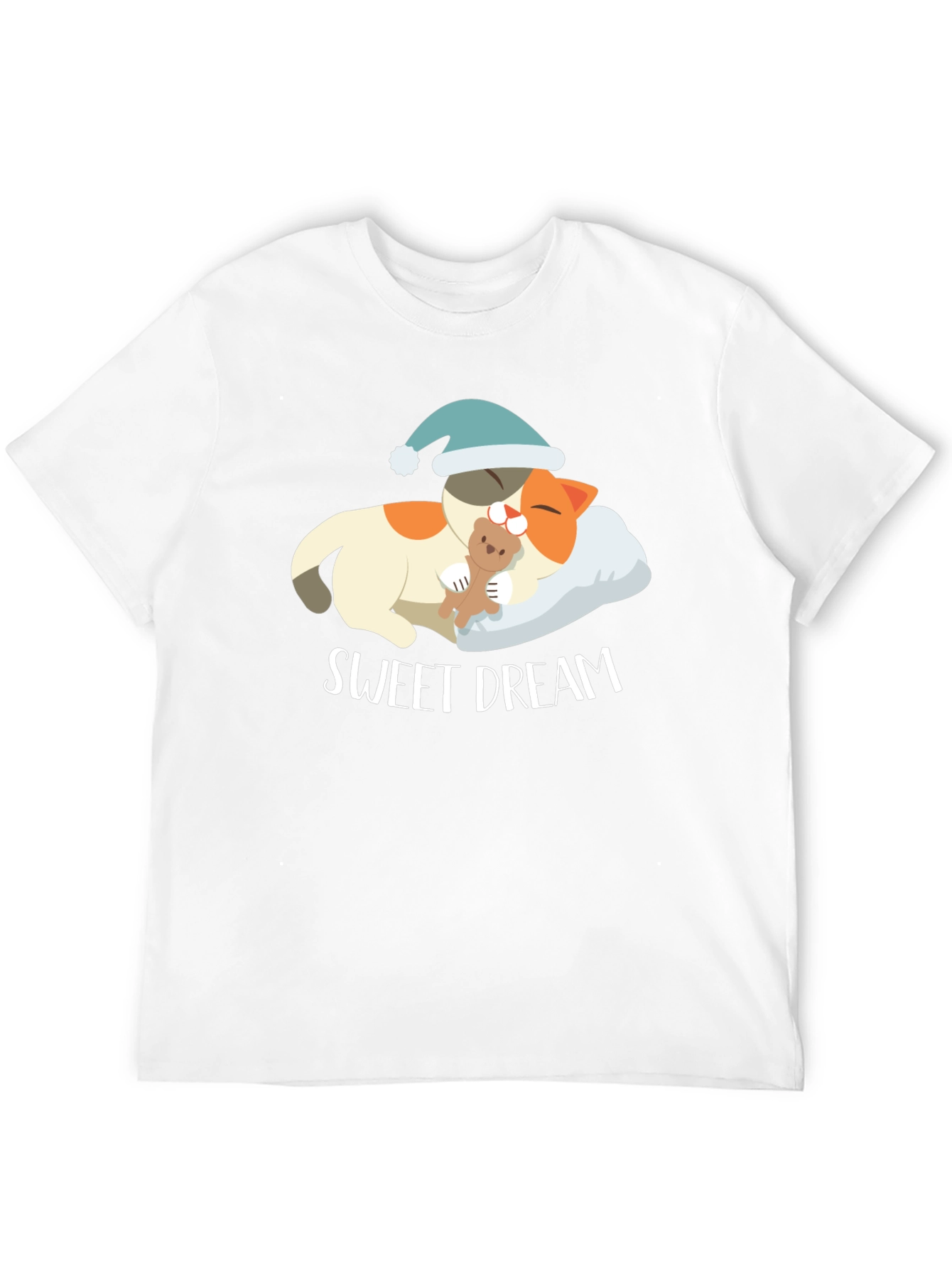 Sweet Dream Cat T-Shirt | Sleepy Animal Tee