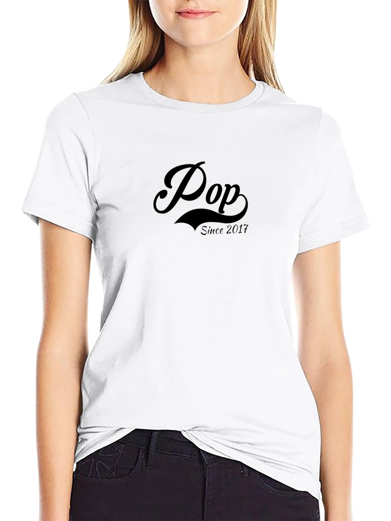 Pop Since 2017 Black Graphic Tee
