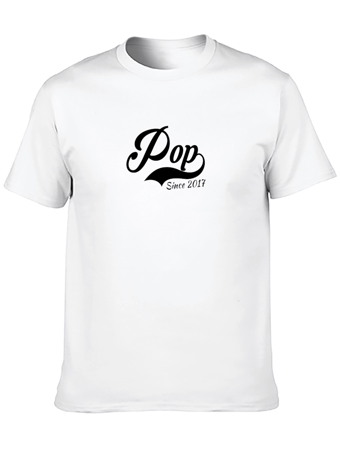 Pop Since 2017 Black Graphic Tee