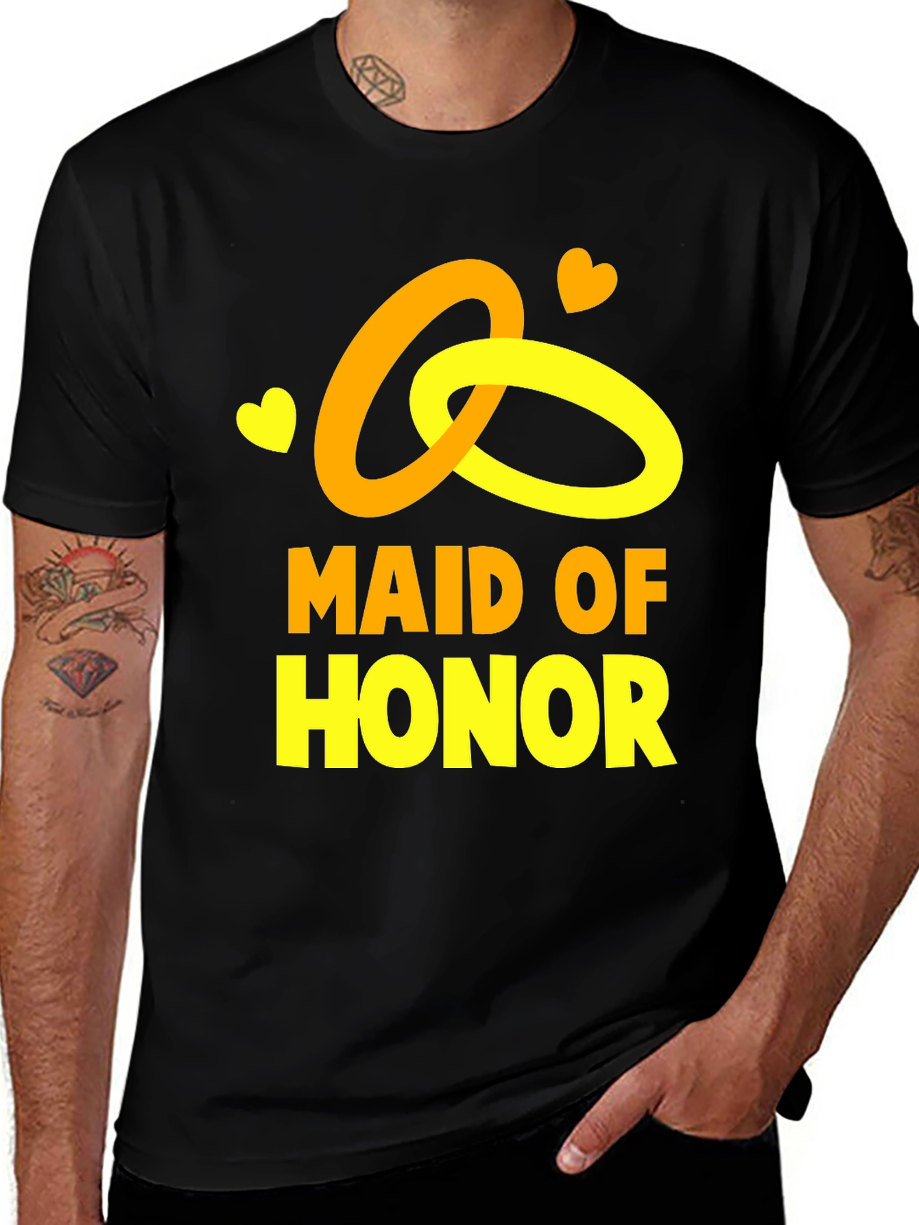 Maid of Honor Wedding T-Shirt