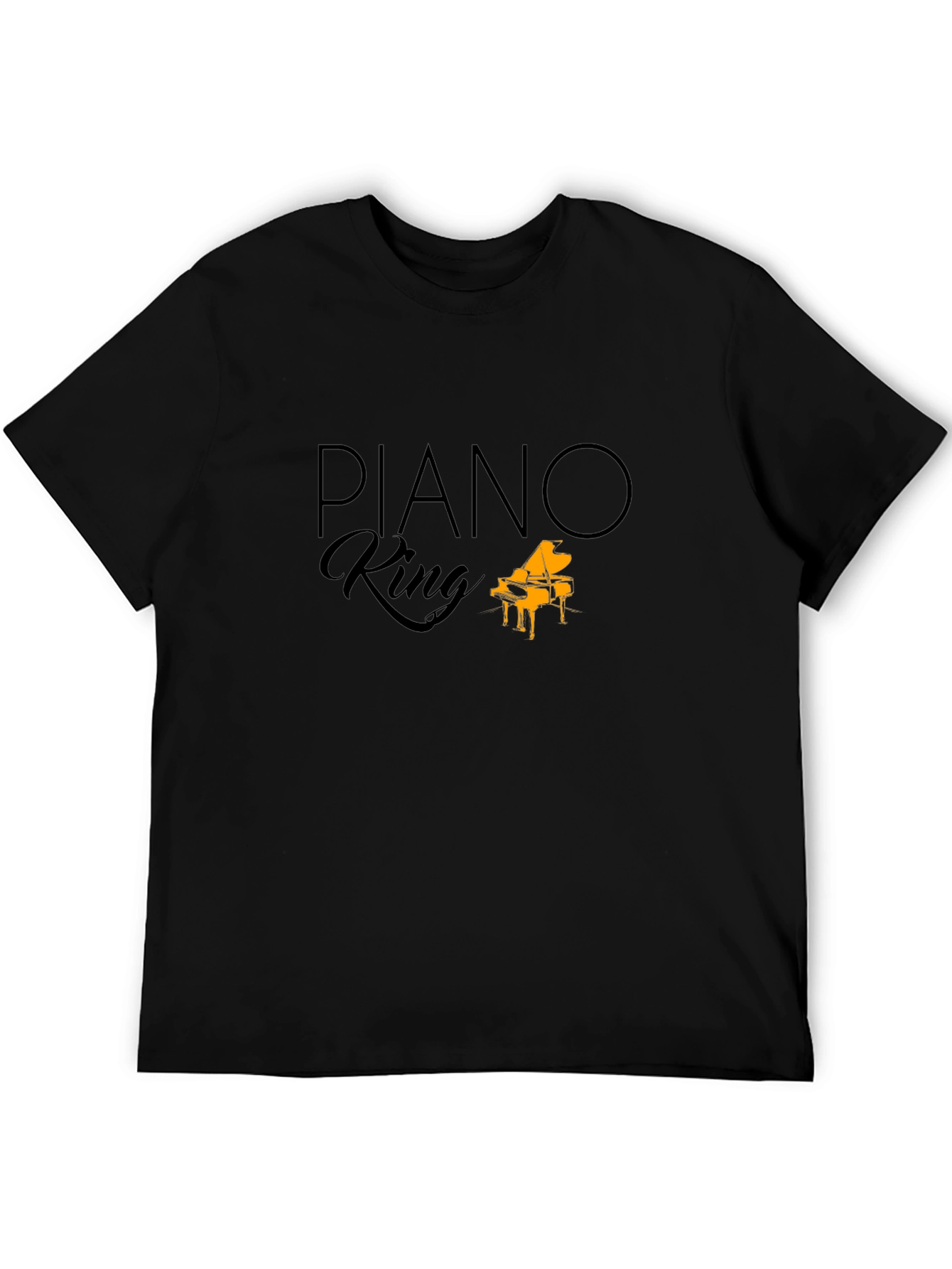 Piano King Graphic Tee - Music Lovers T-Shirt