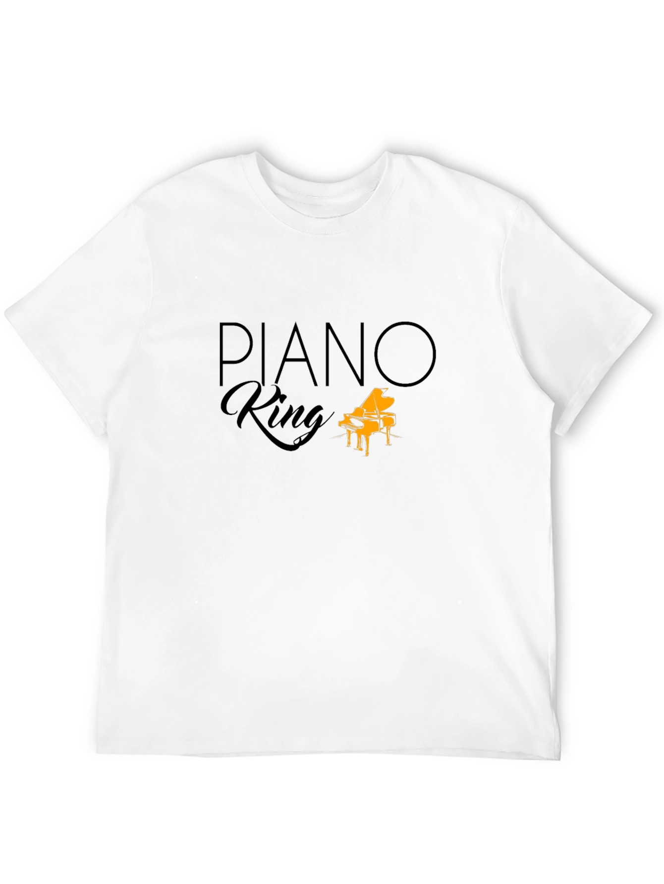 Piano King Graphic Tee - Music Lovers T-Shirt