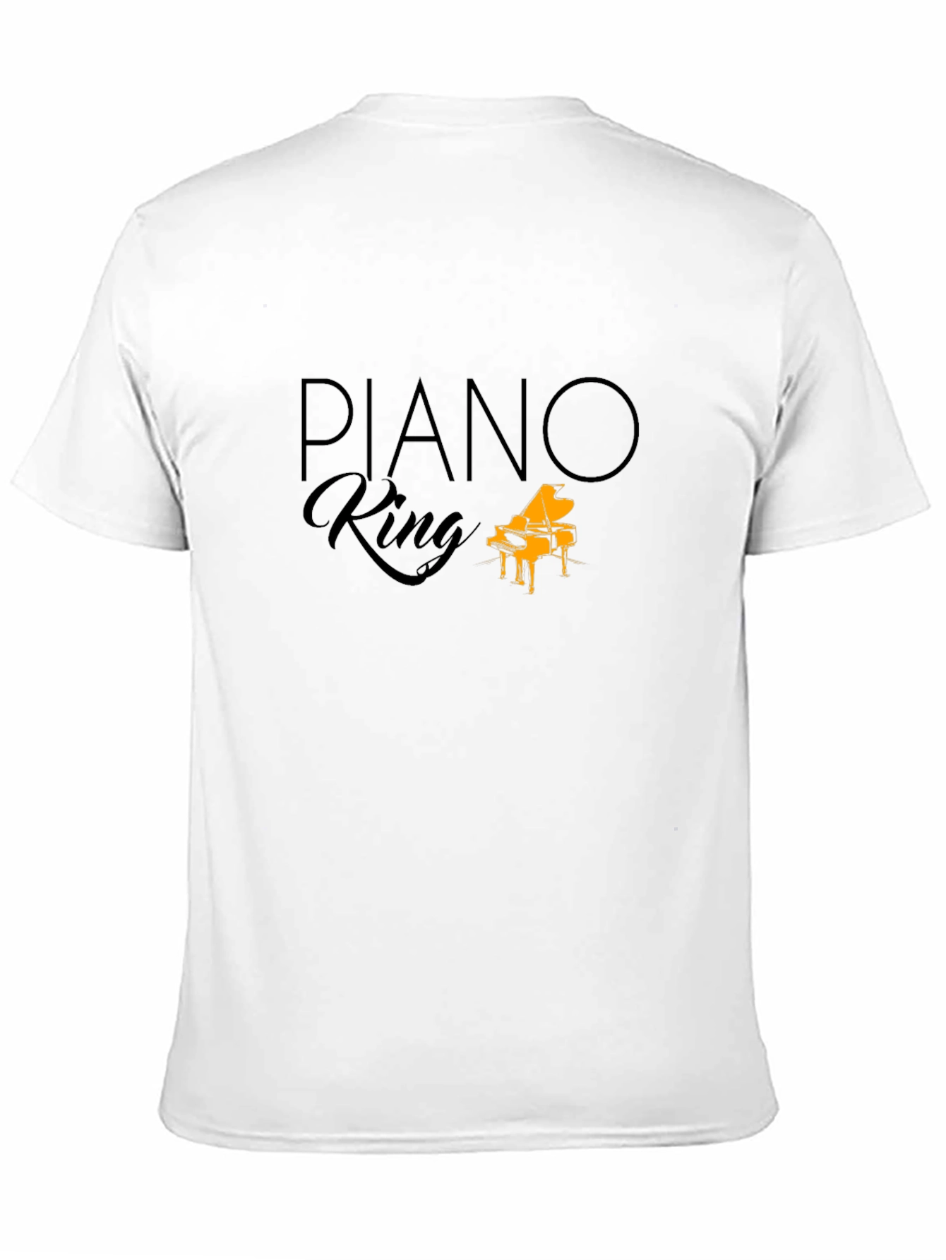 Piano King Graphic Tee - Music Lovers T-Shirt