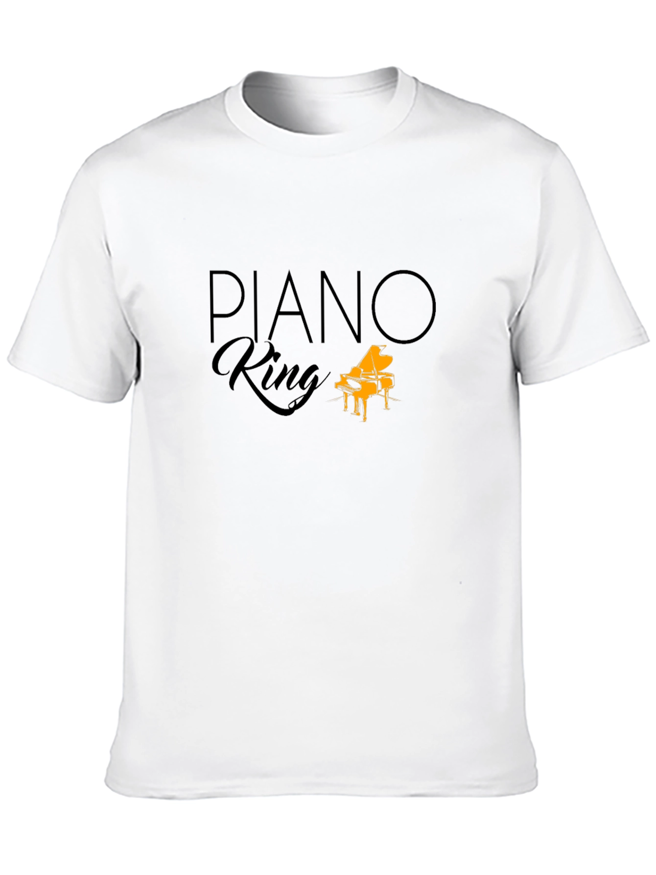 Piano King Graphic Tee - Music Lovers T-Shirt