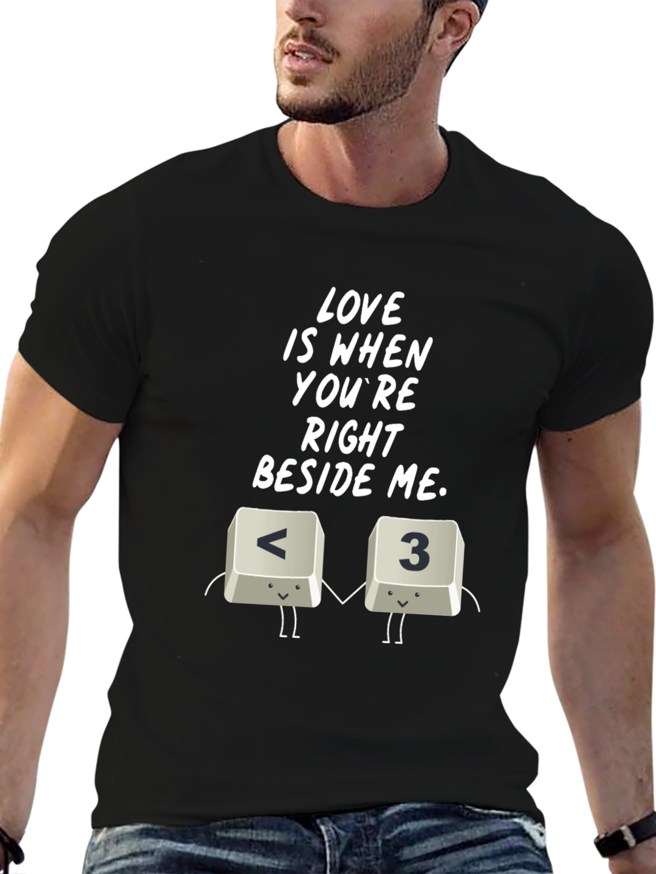 Love Is When Youre Right Beside Me T-Shirt