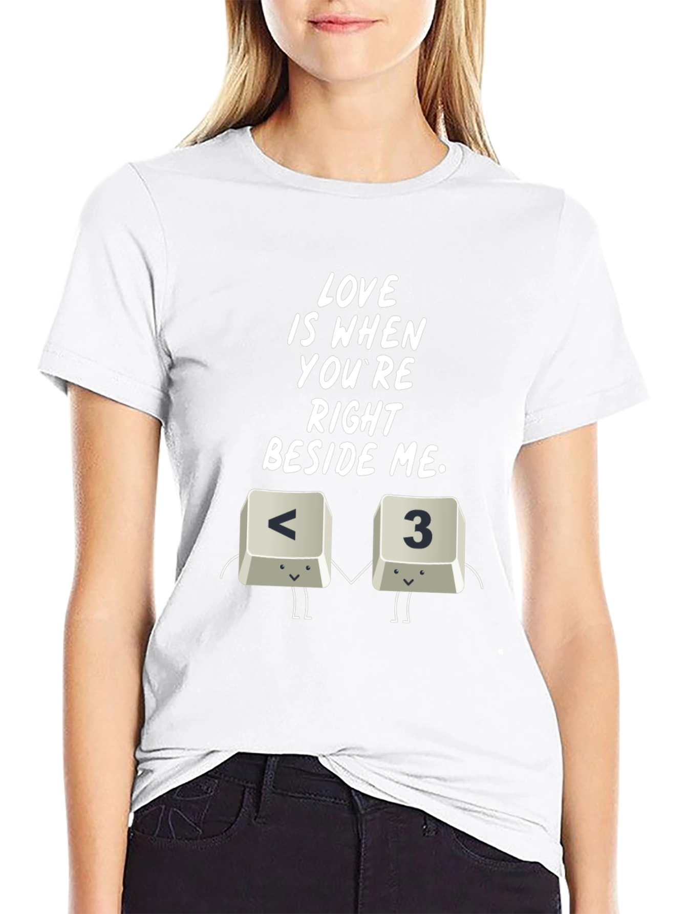 Love Is When Youre Right Beside Me T-Shirt