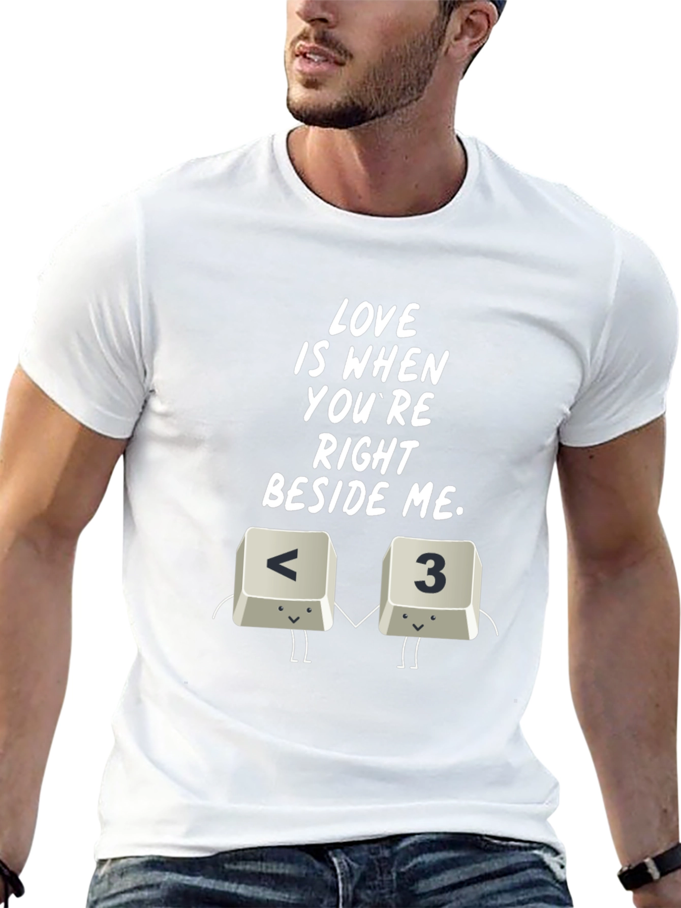Love Is When Youre Right Beside Me T-Shirt