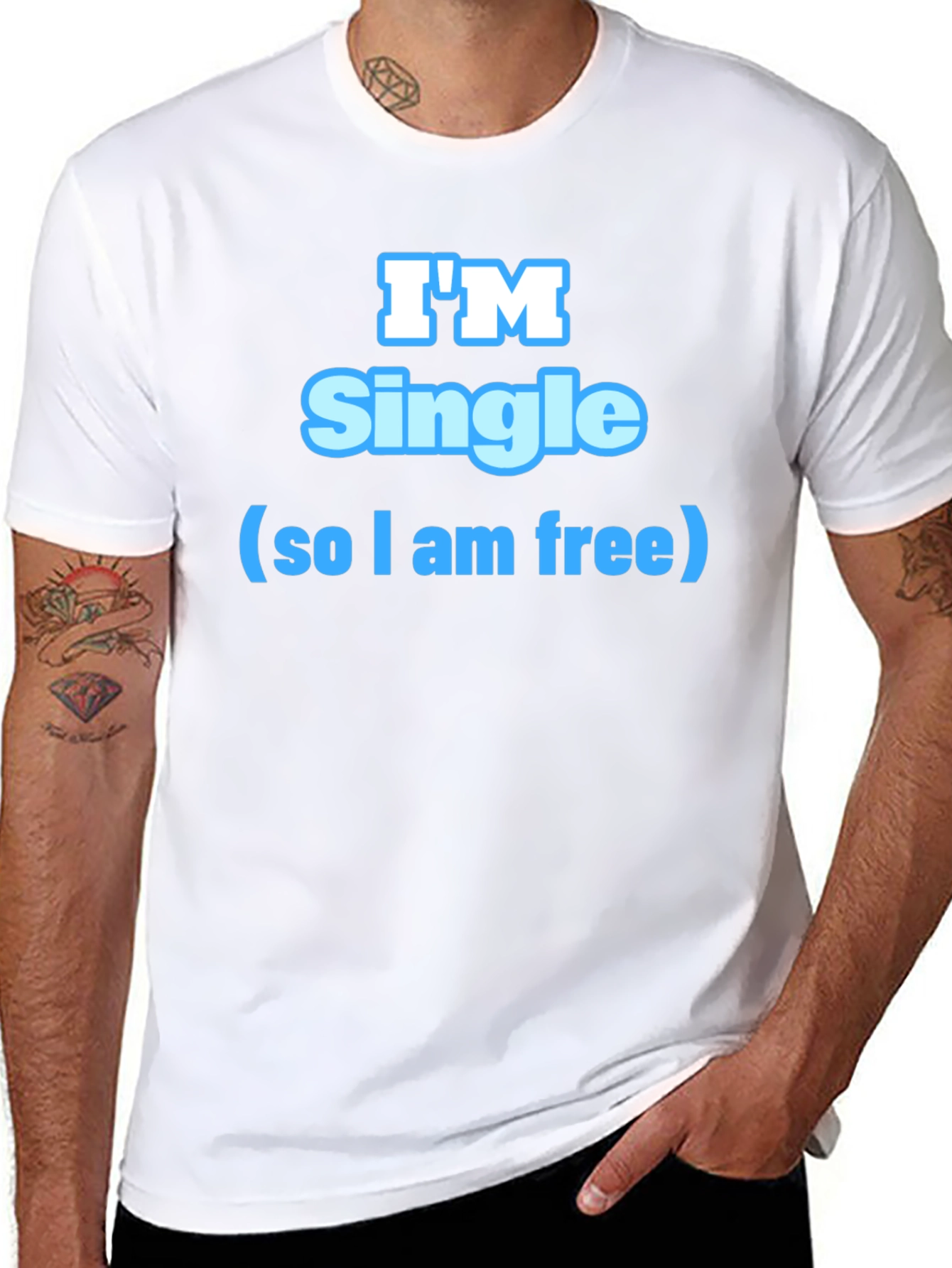 Im Single T-Shirt - Fun & Playful Design