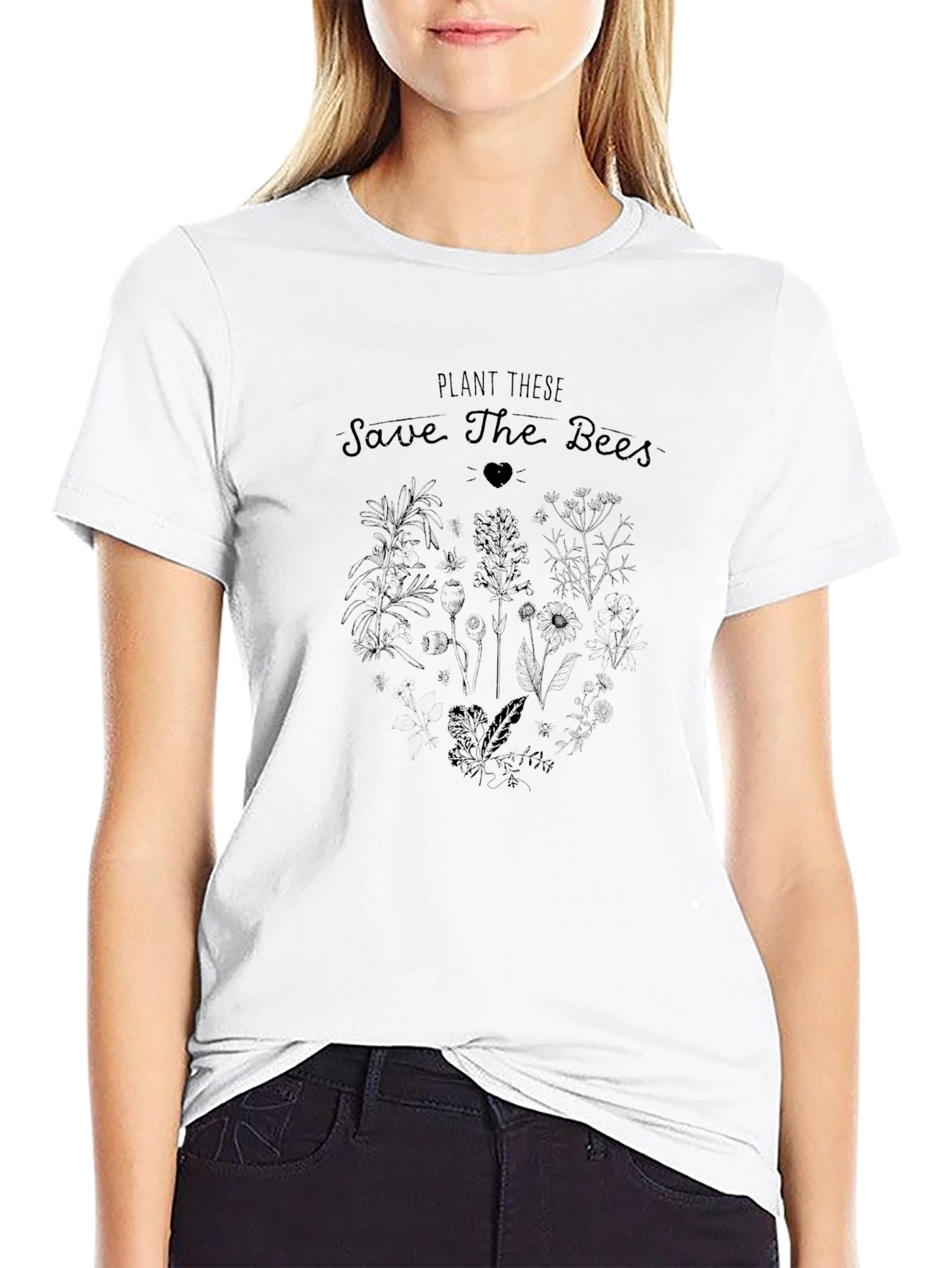 Plant These Save The Bees Graphic Tee
