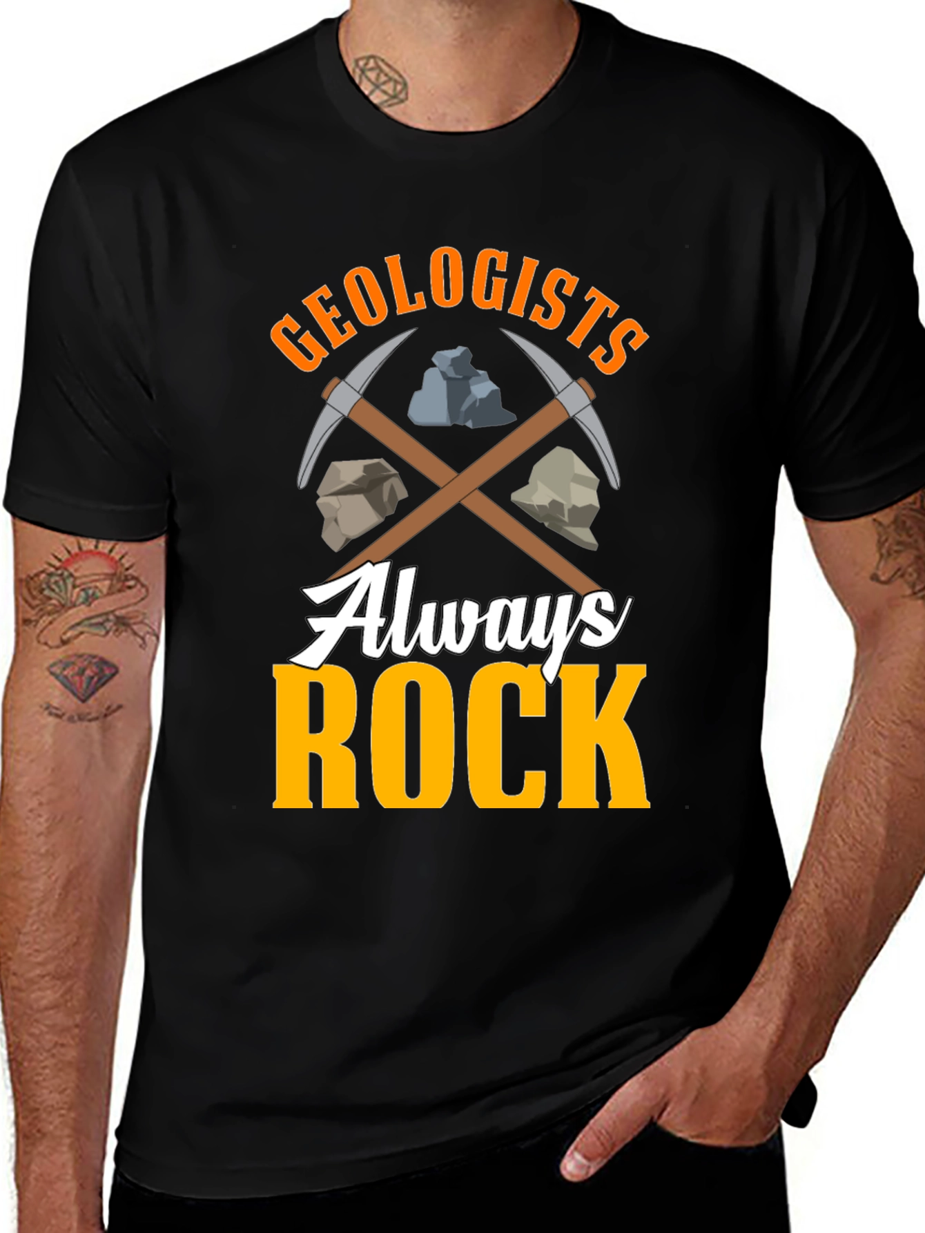 Geologists Always Rock T-Shirt - Funny Geology Tee