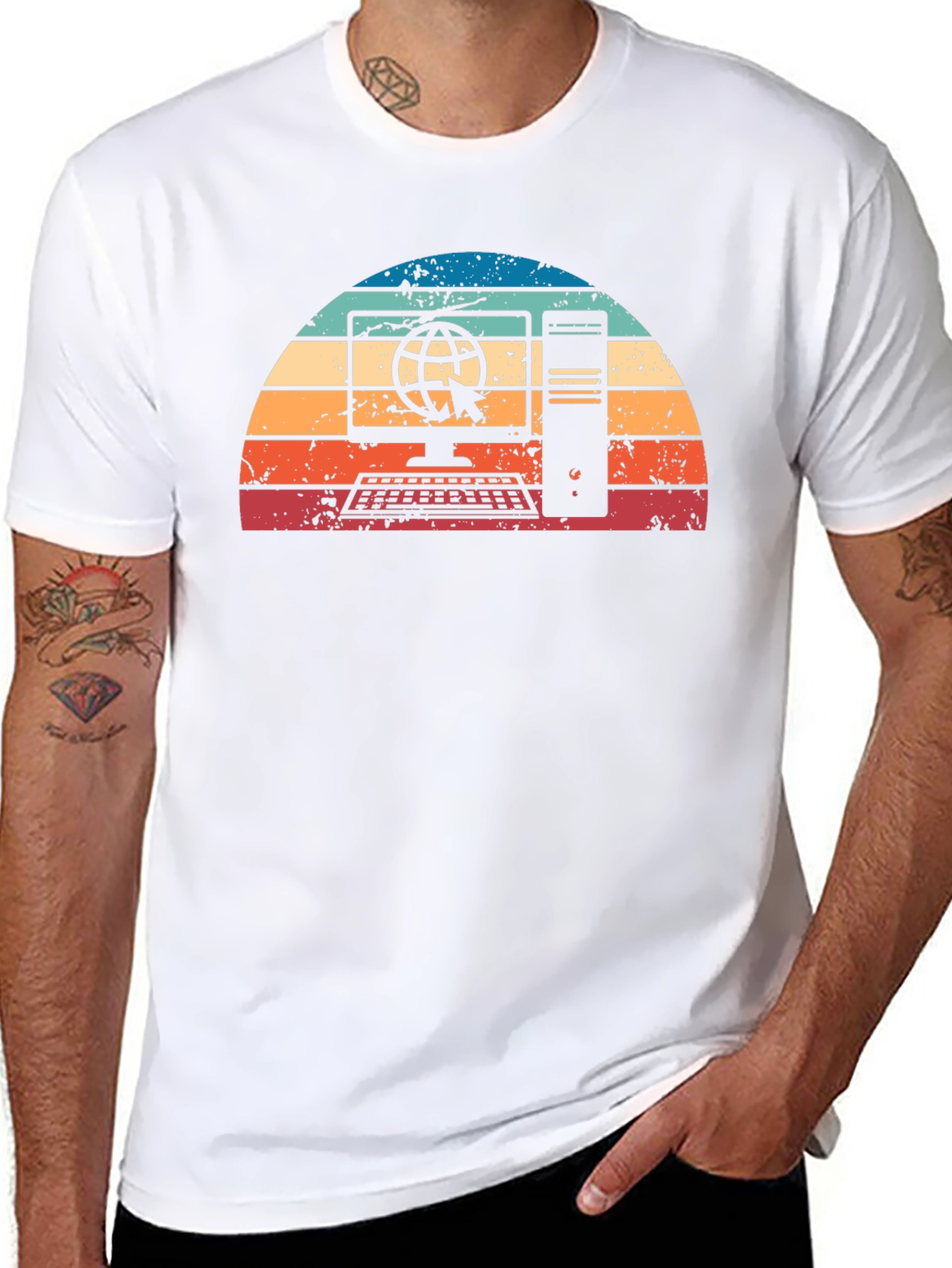 Retro Computer Graphic Tee