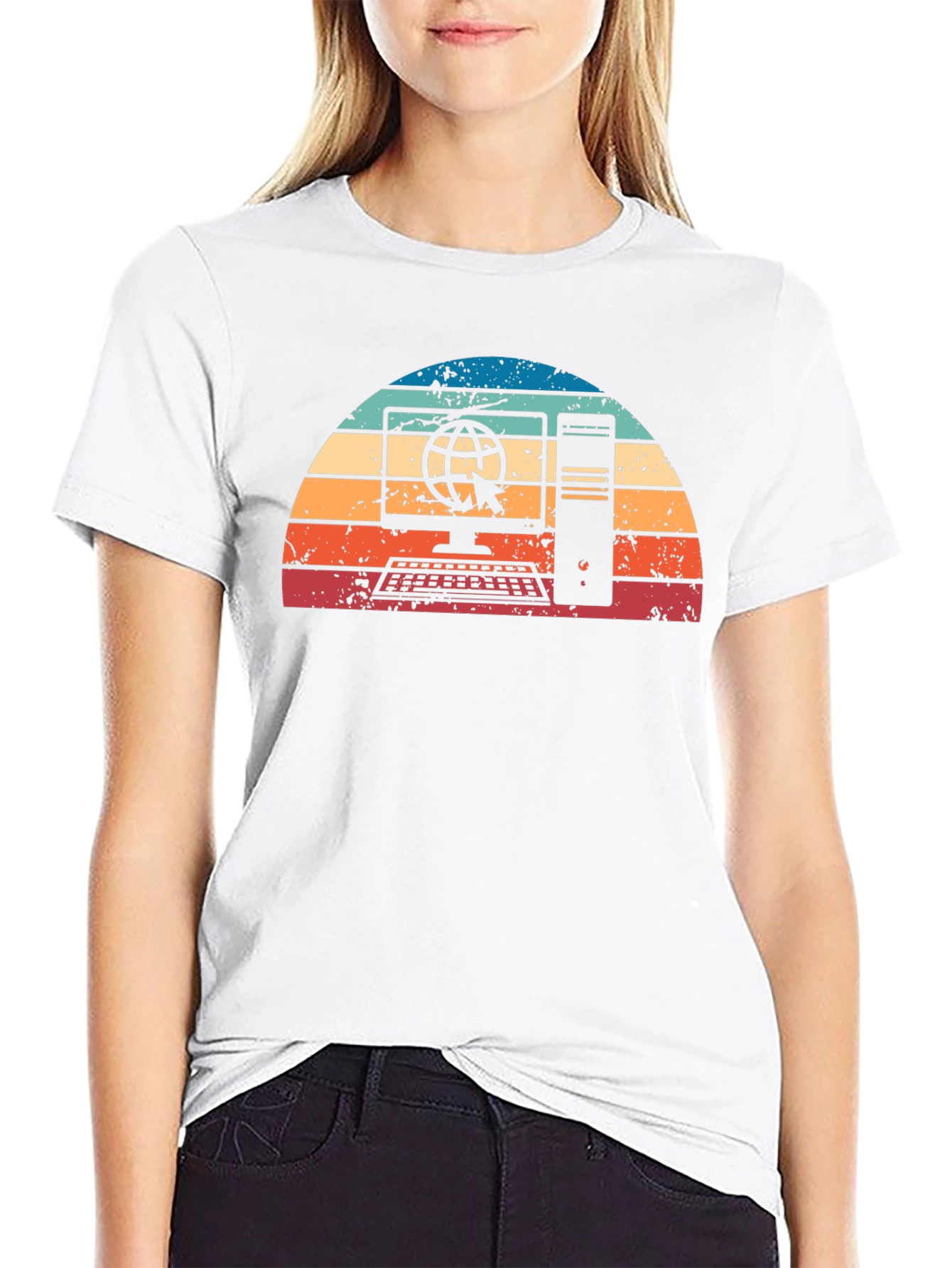 Retro Computer Graphic Tee