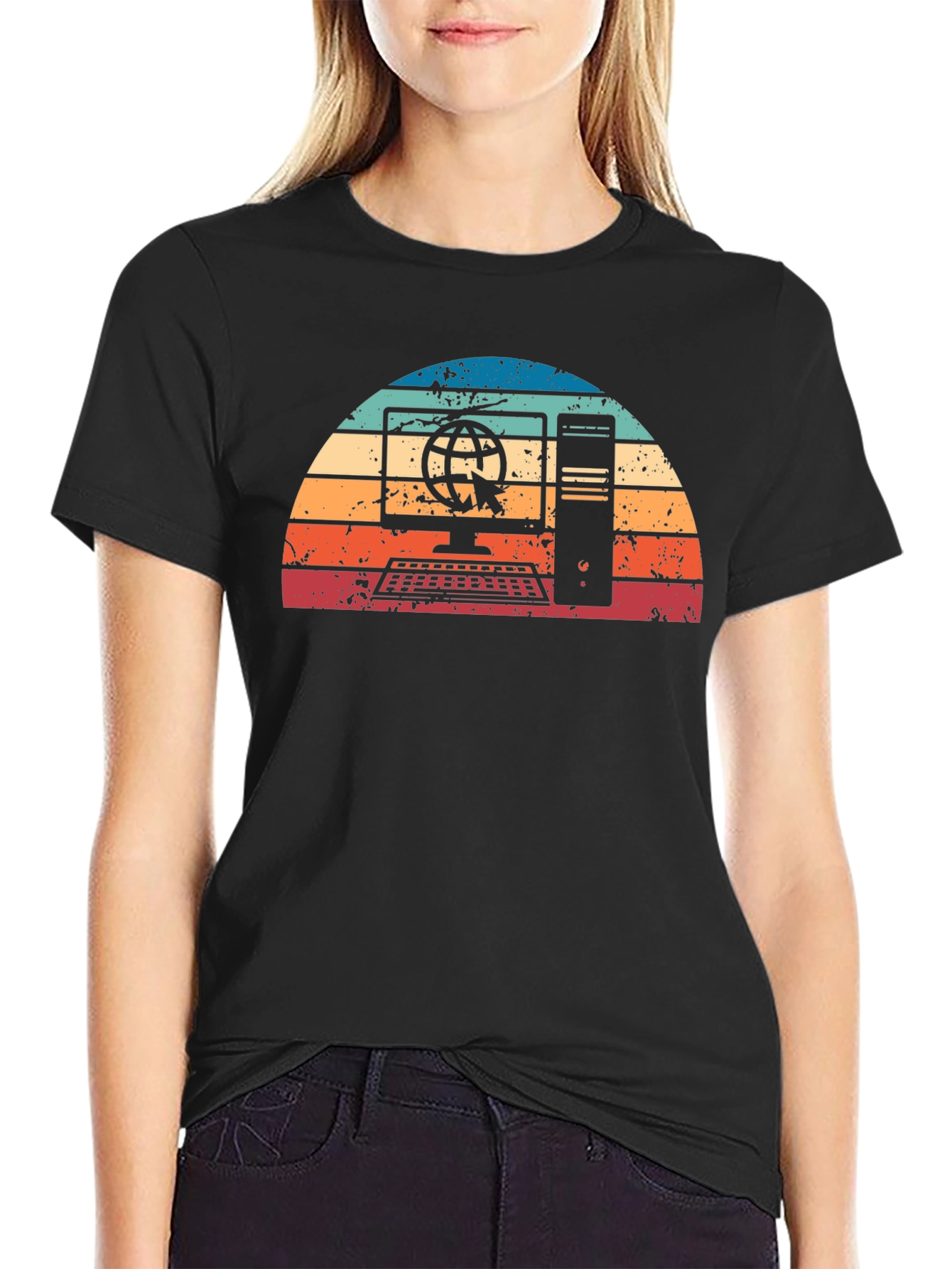 Retro Computer Graphic Tee