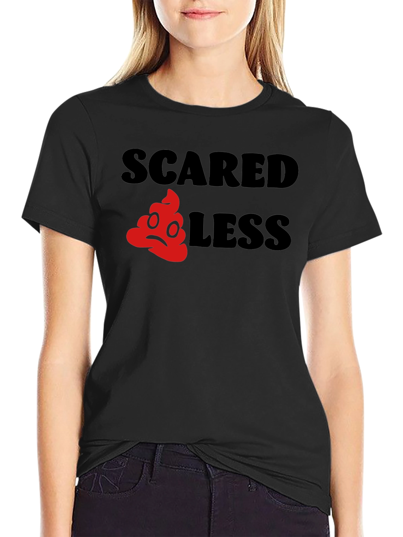 Scared Less Funny Graphic T-Shirt