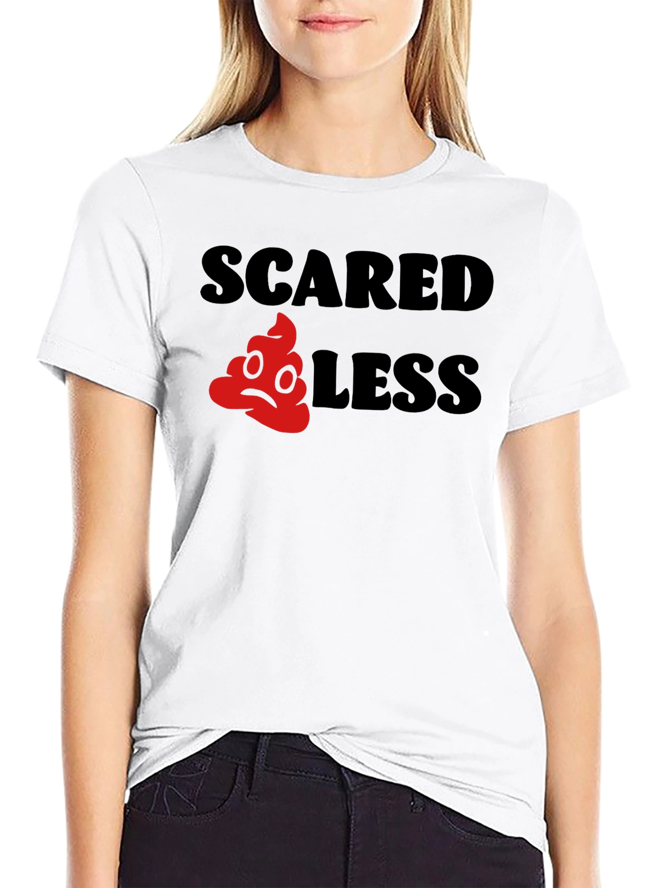 Scared Less Funny Graphic T-Shirt
