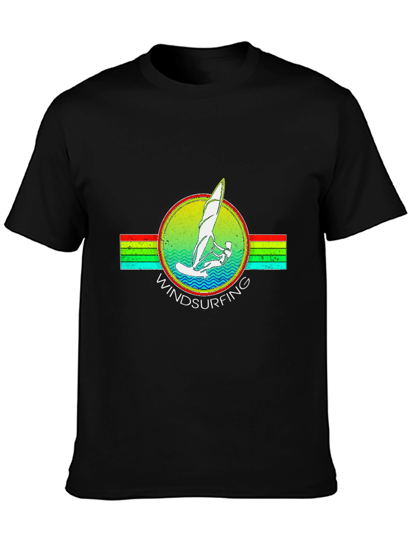 Windsurfing Graphic Tee - Retro Vibe