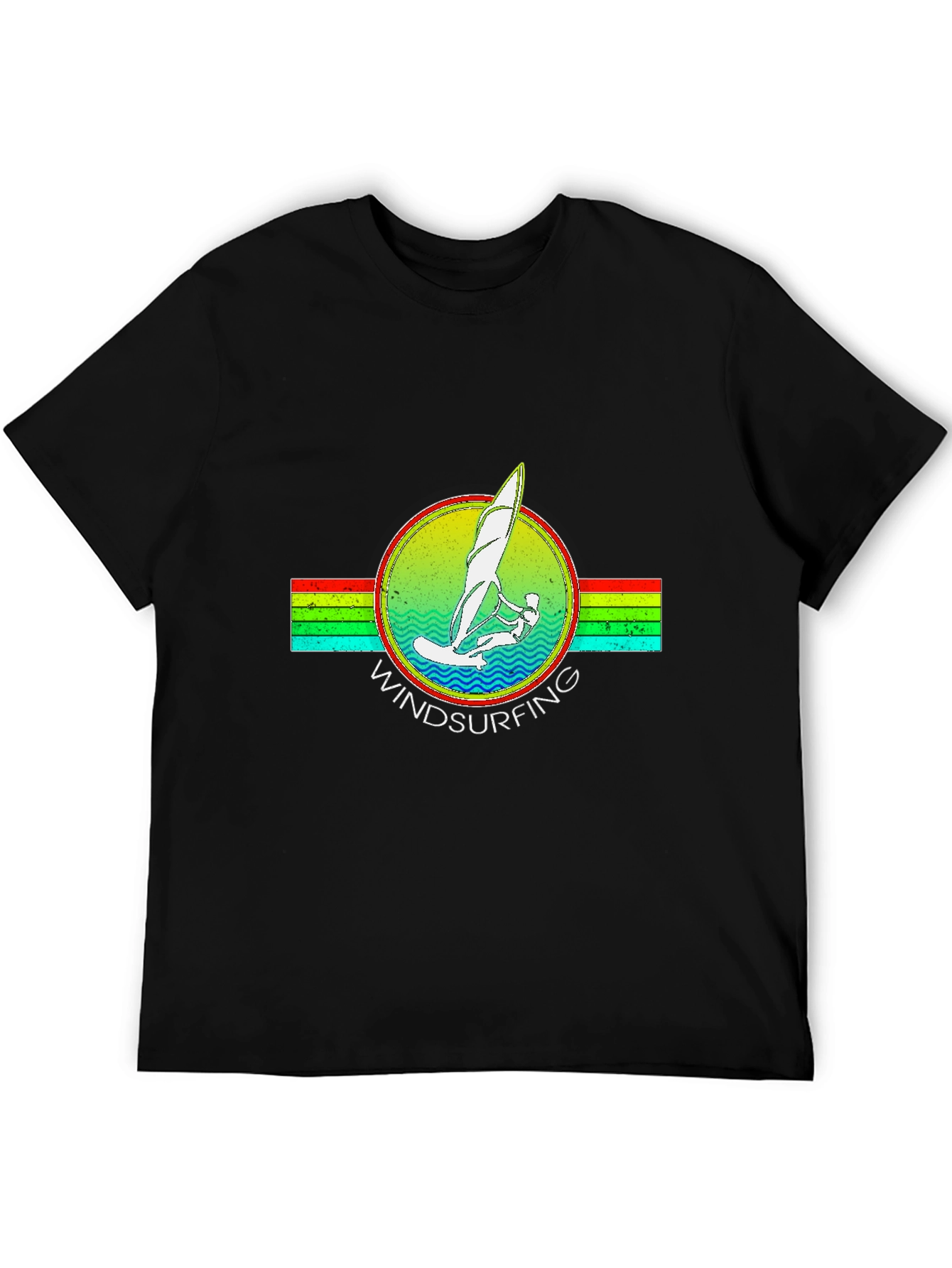 Windsurfing Graphic Tee - Retro Vibe