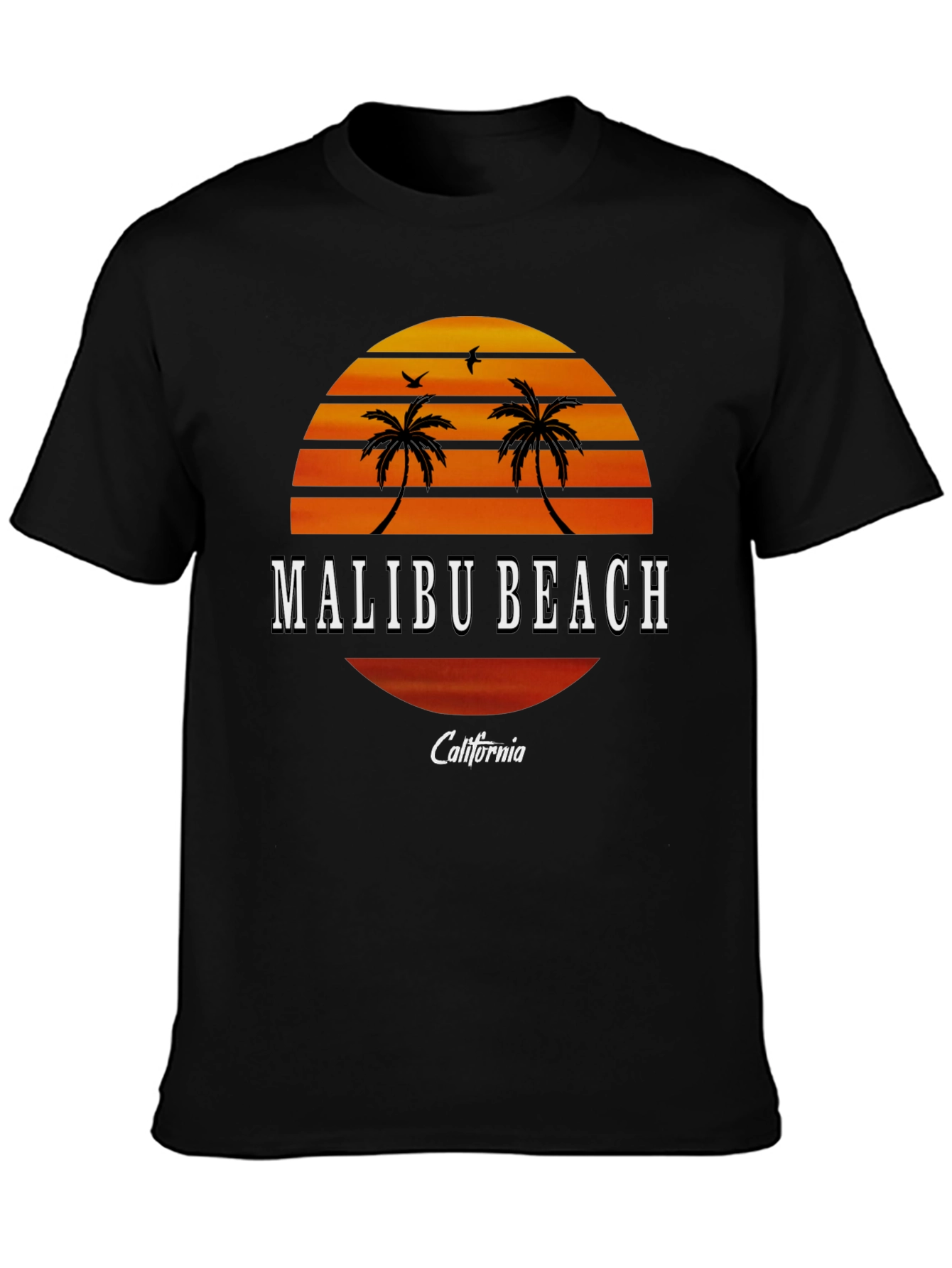 Malibu Beach California Graphic Tee