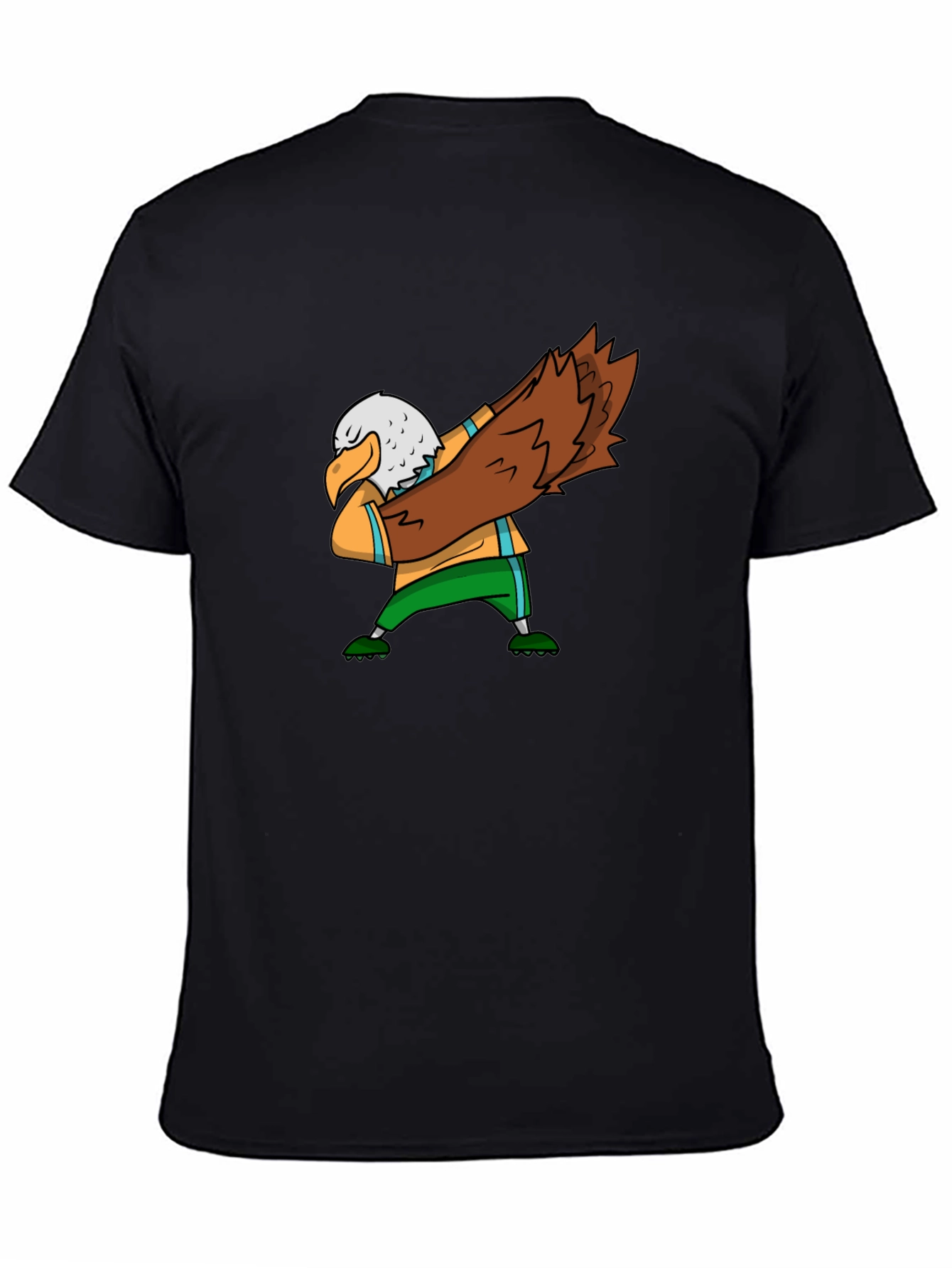 Dabbing Eagle Graphic Tee - Black T-Shirt