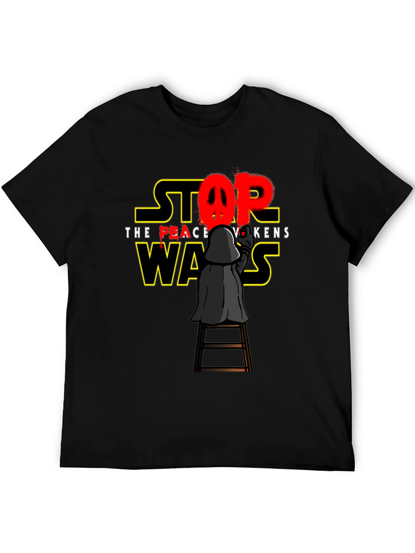Peace Awakens Darth Vader Graphic T-Shirt