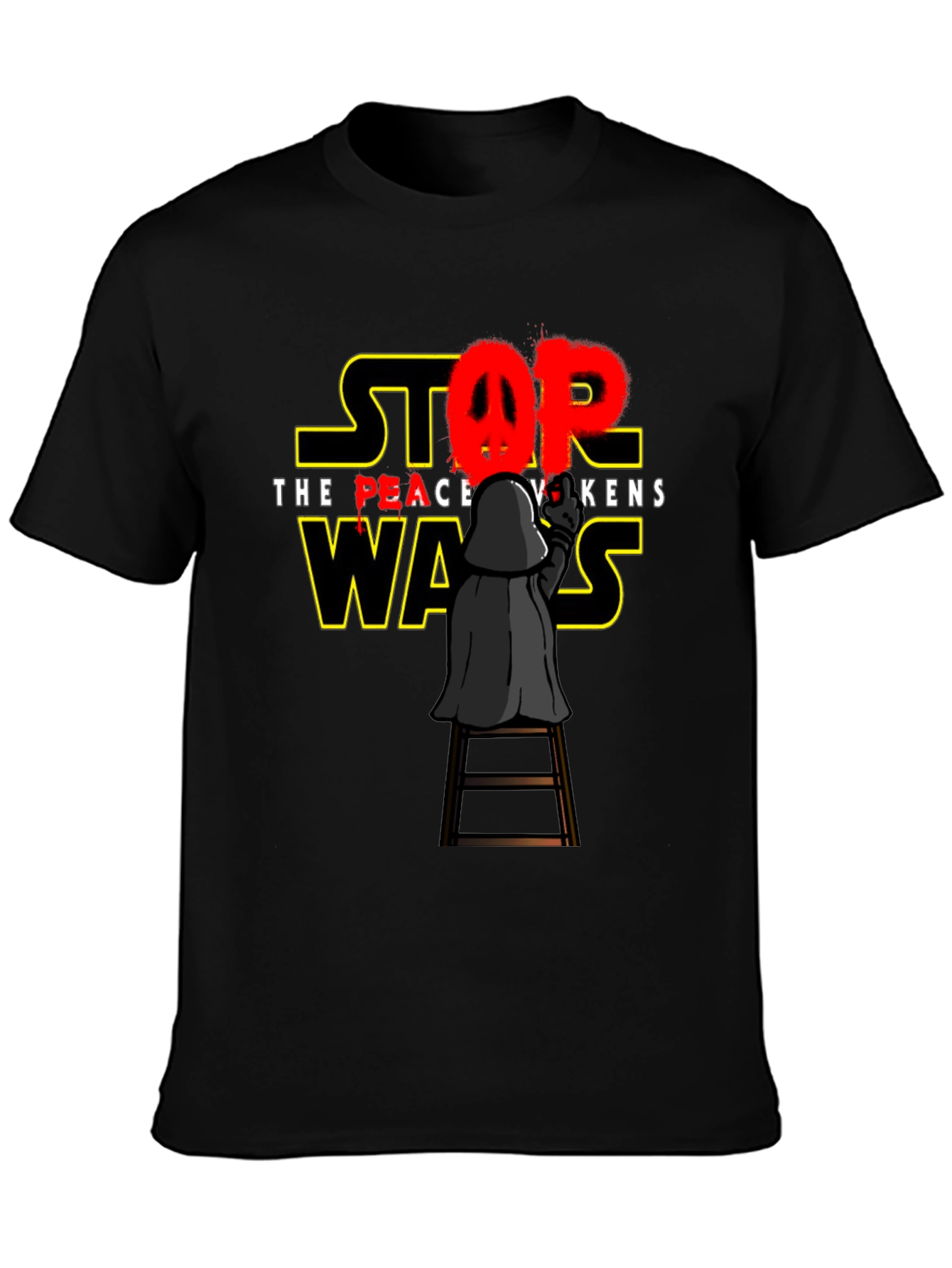 Peace Awakens Darth Vader Graphic T-Shirt