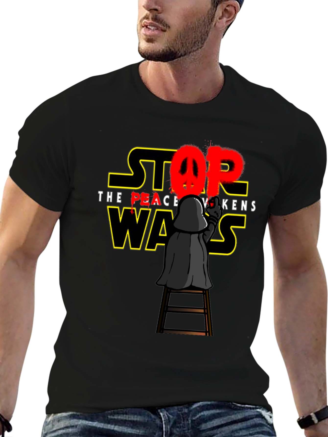 Peace Awakens Darth Vader Graphic T-Shirt