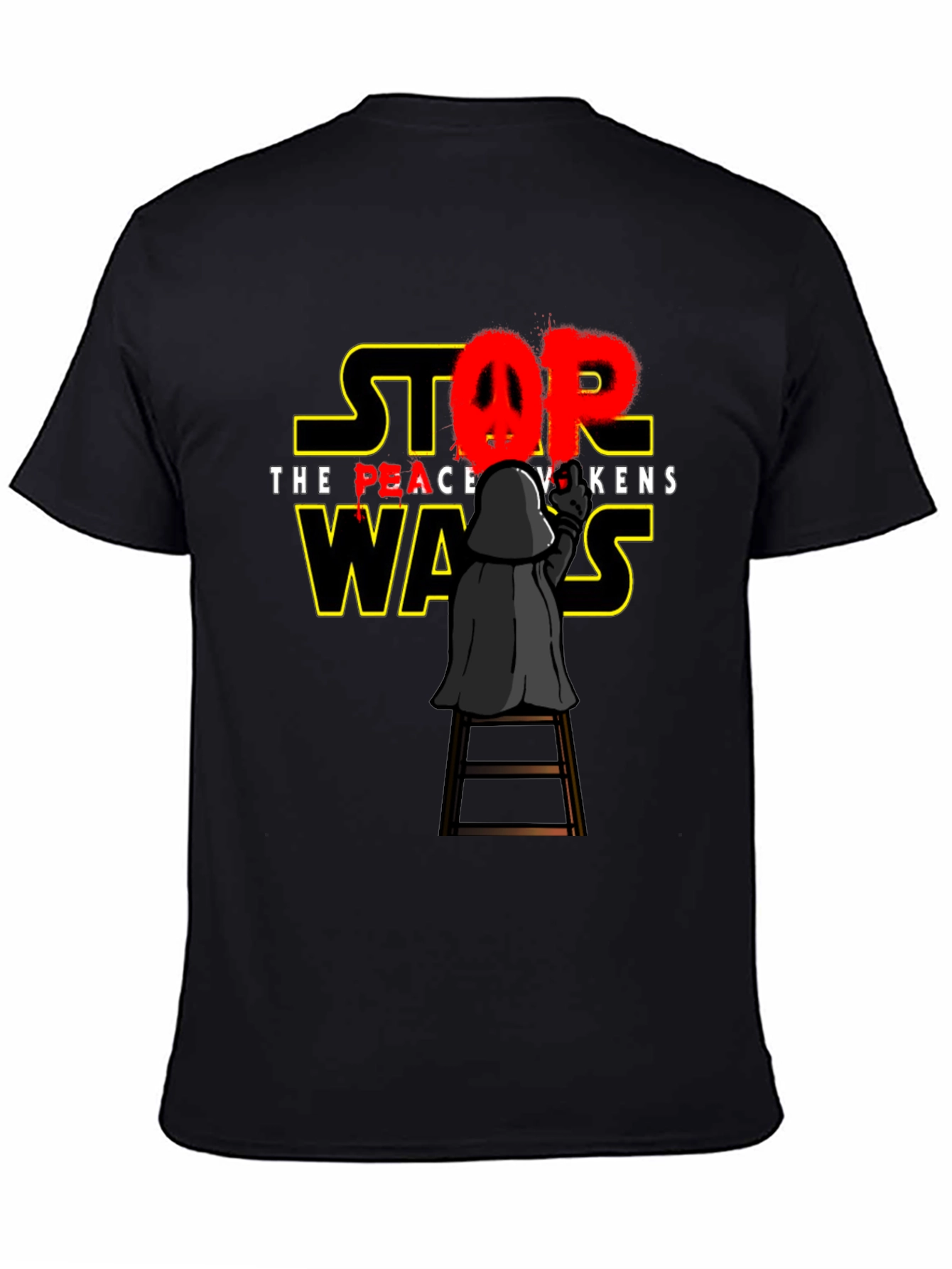 Peace Awakens Darth Vader Graphic T-Shirt