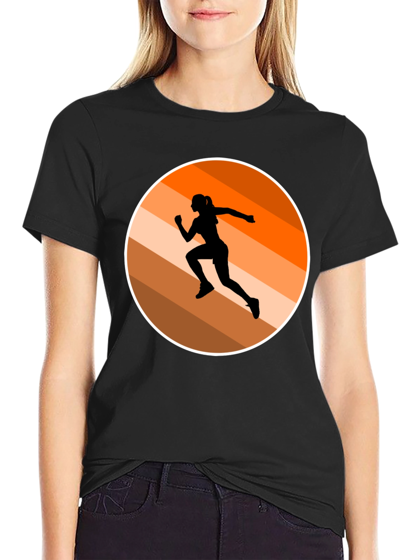 Runner Silhouette Graphic Tee - Active Style