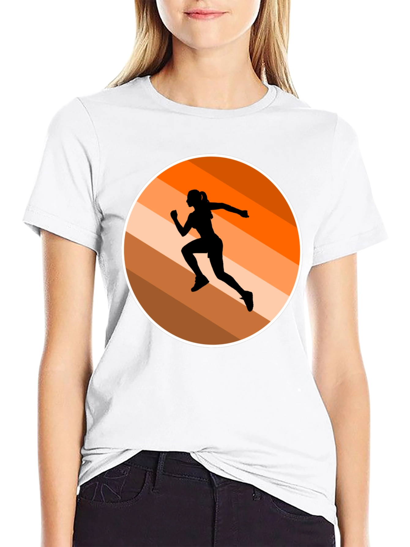 Runner Silhouette Graphic Tee - Active Style