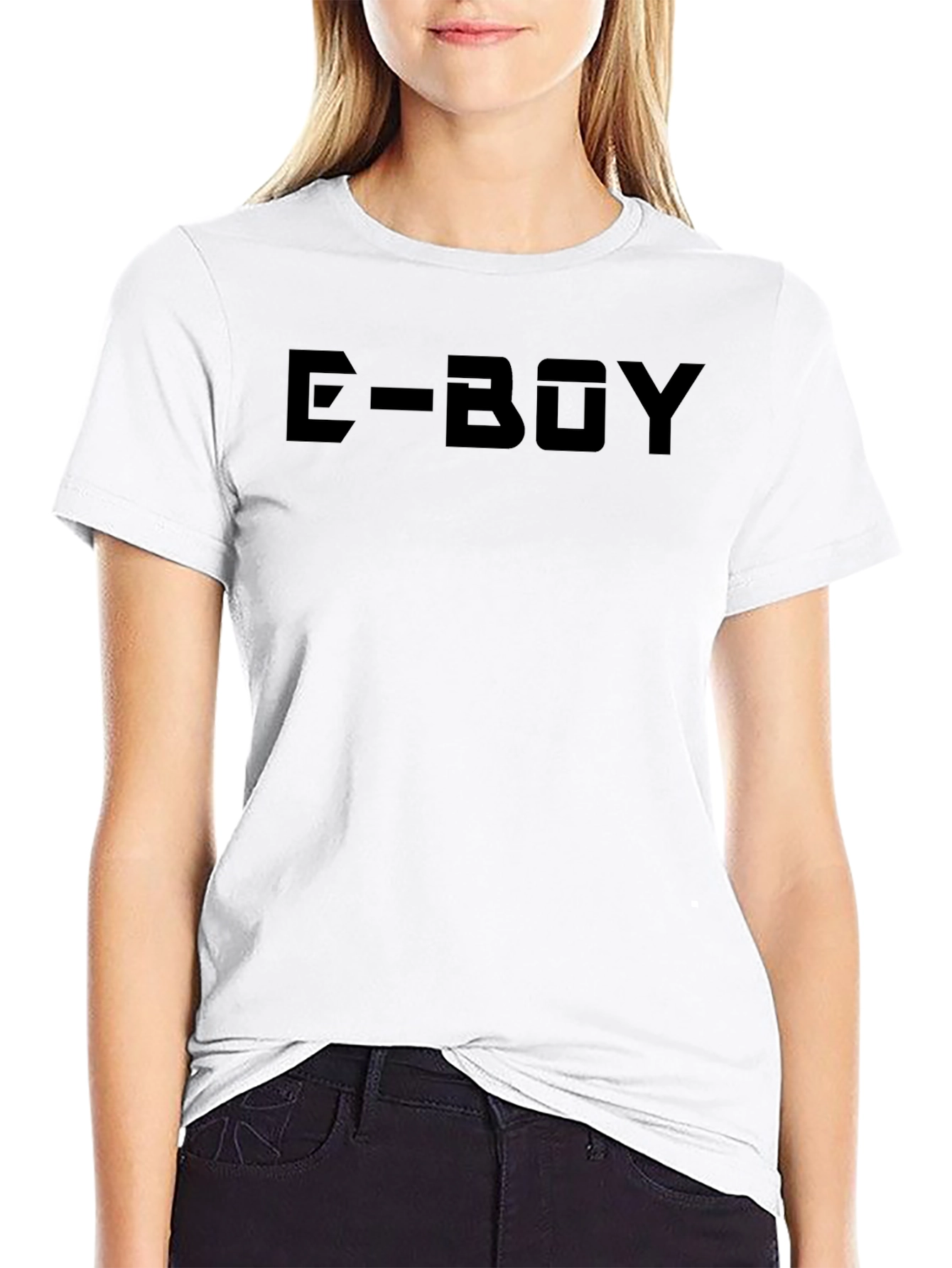 E-Boy Graphic Tee - Black Unisex T-Shirt