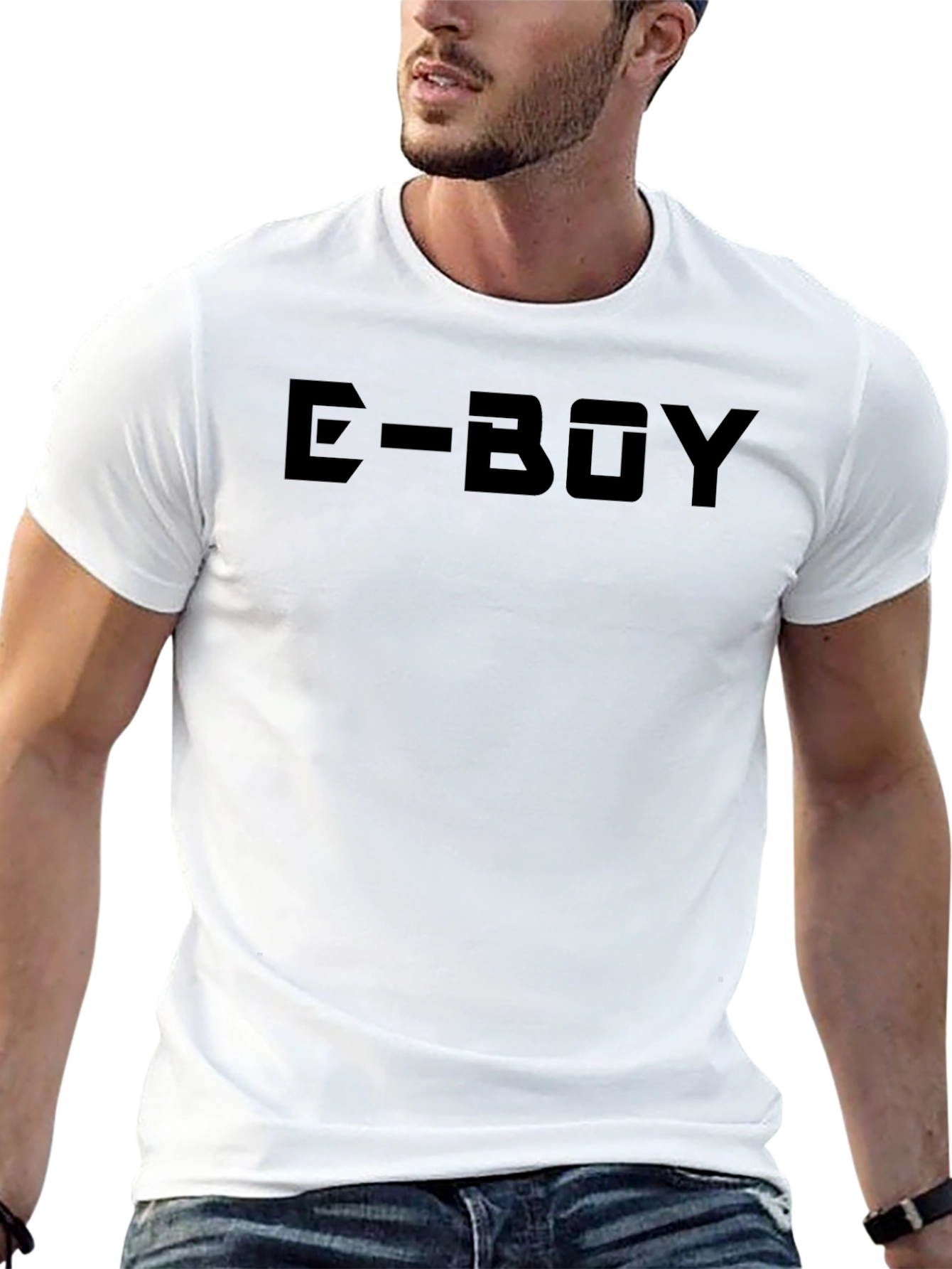 E-Boy Graphic Tee - Black Unisex T-Shirt