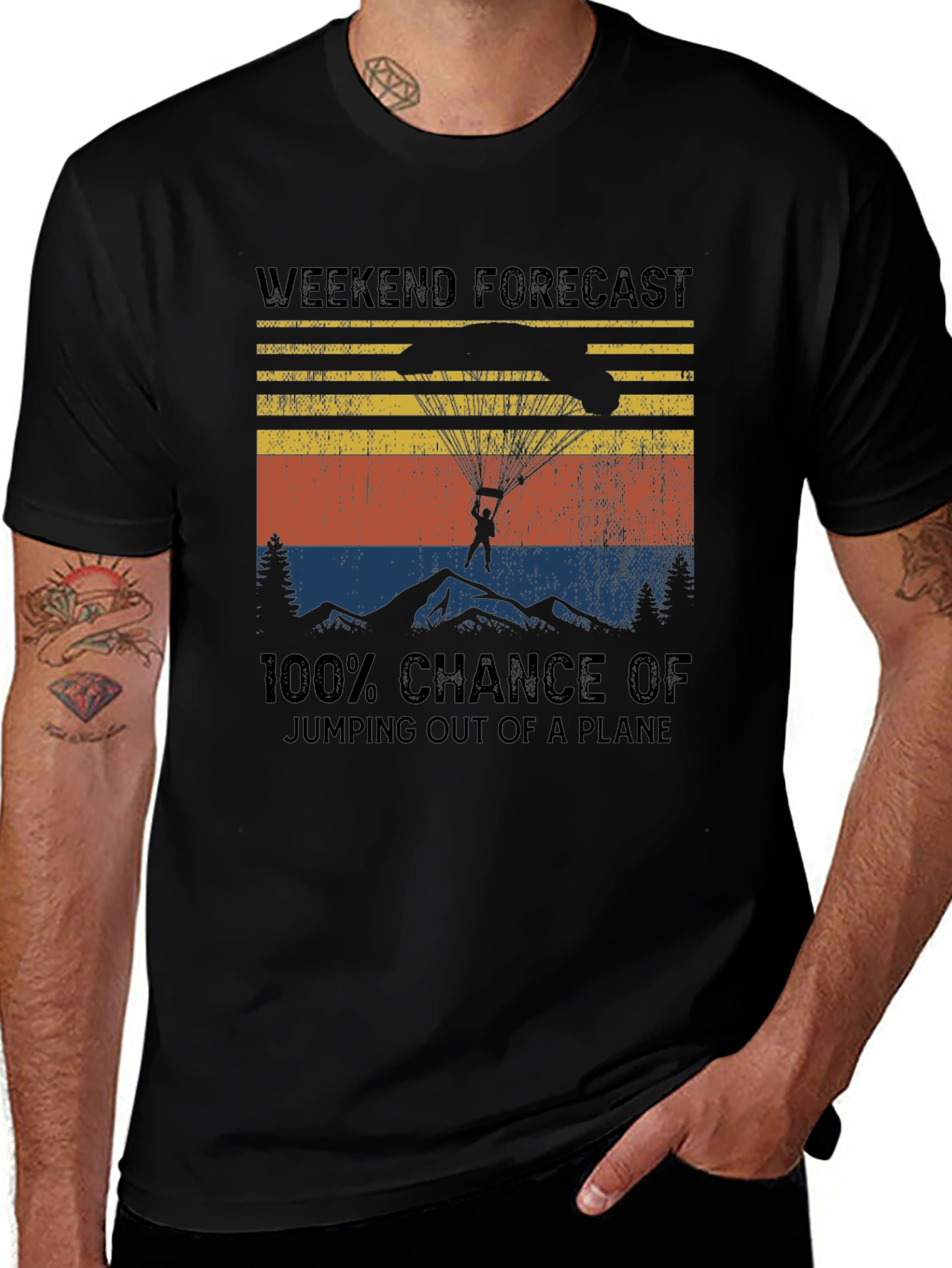 Weekend Forecast: Parachute Jumper T-Shirt