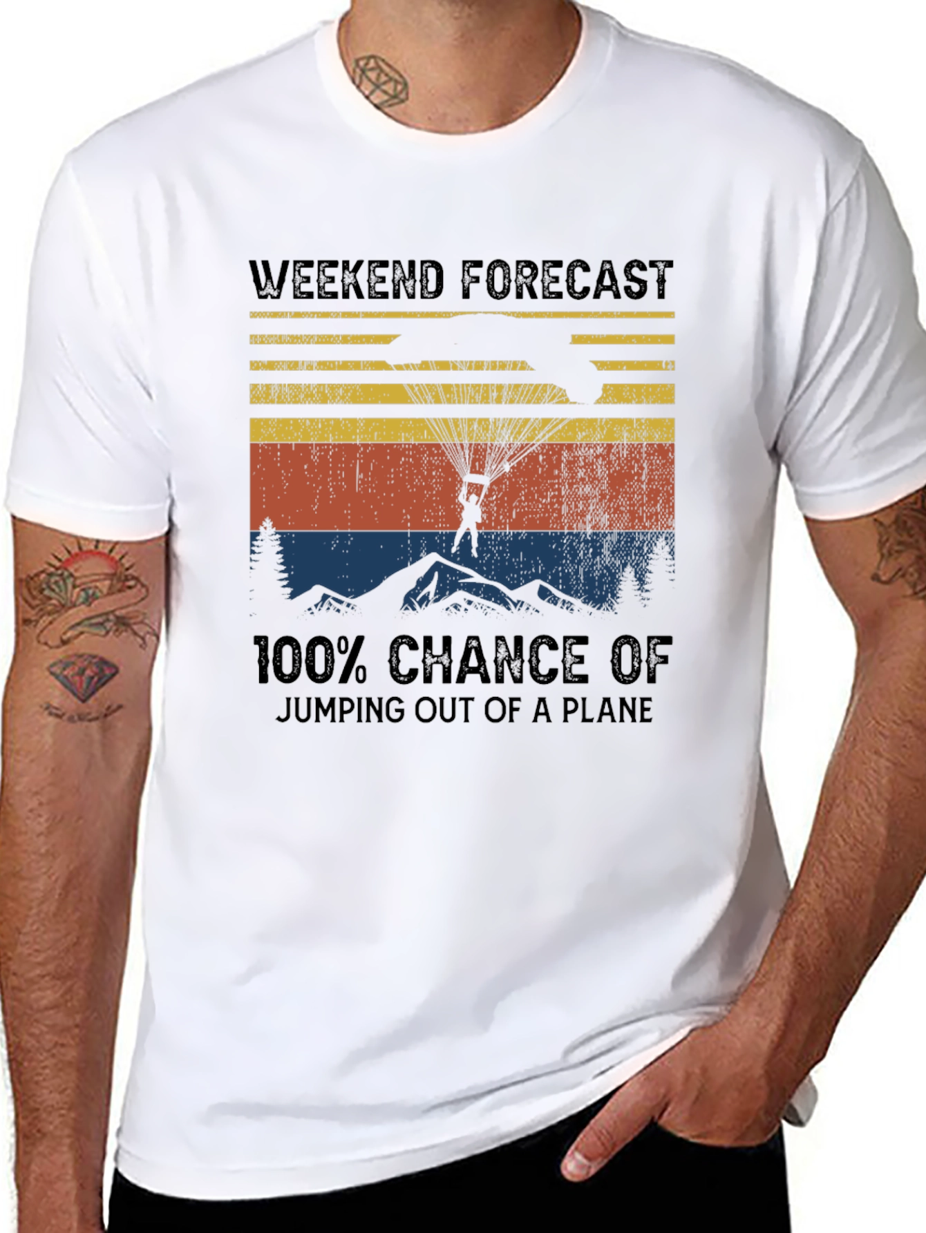 Weekend Forecast: Parachute Jumper T-Shirt