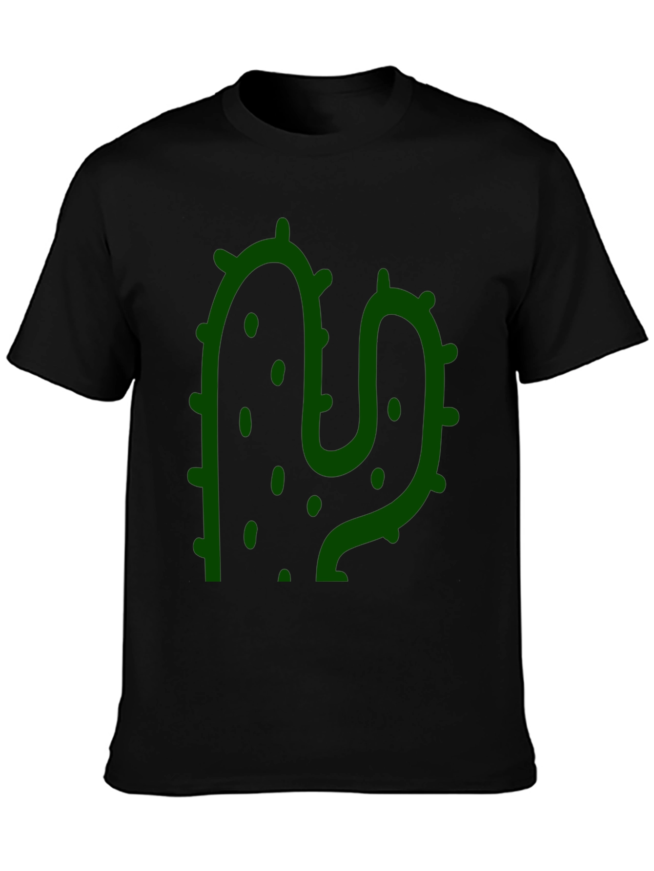 Cactus Graphic Black T-Shirt