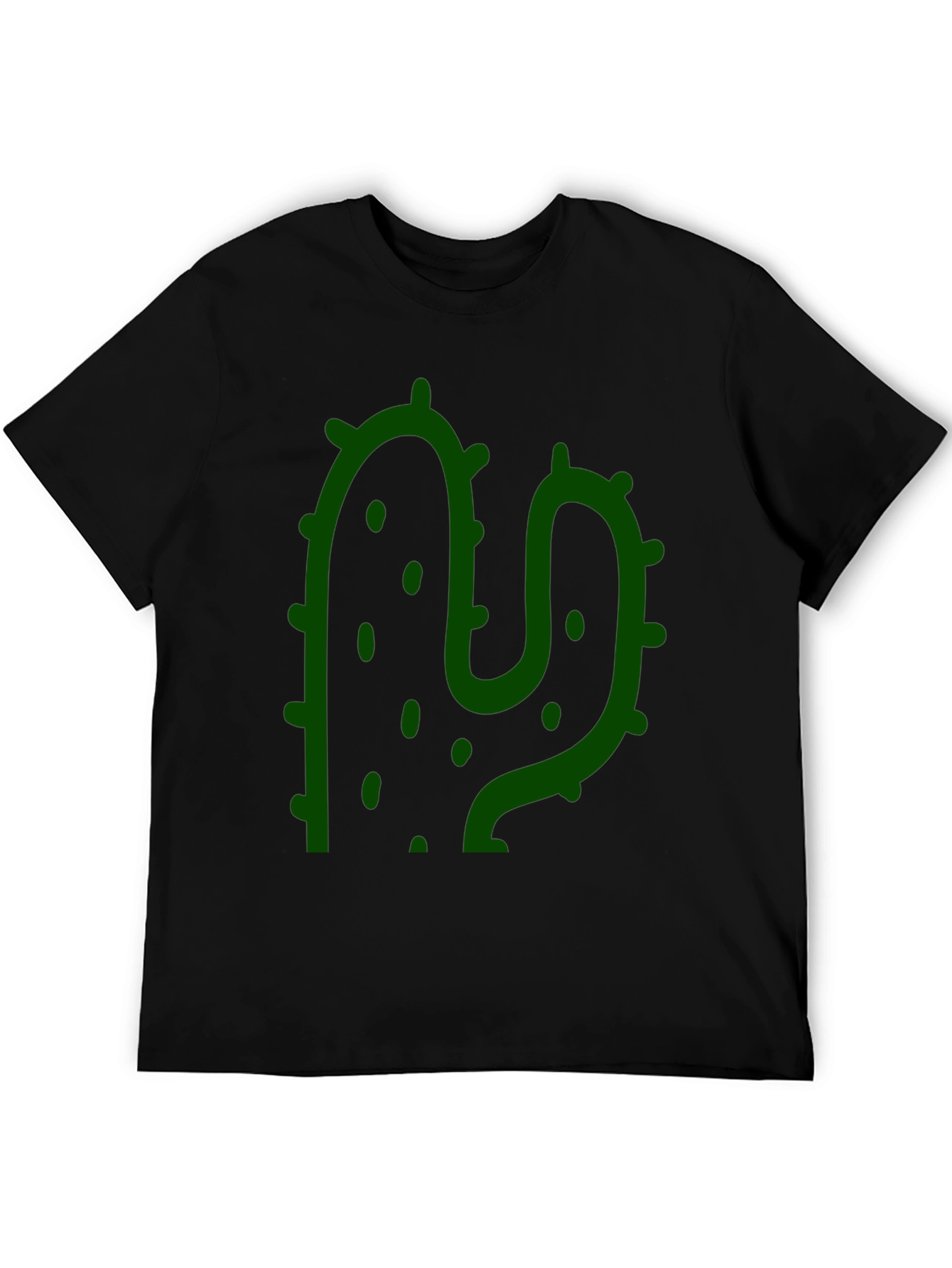 Cactus Graphic Black T-Shirt