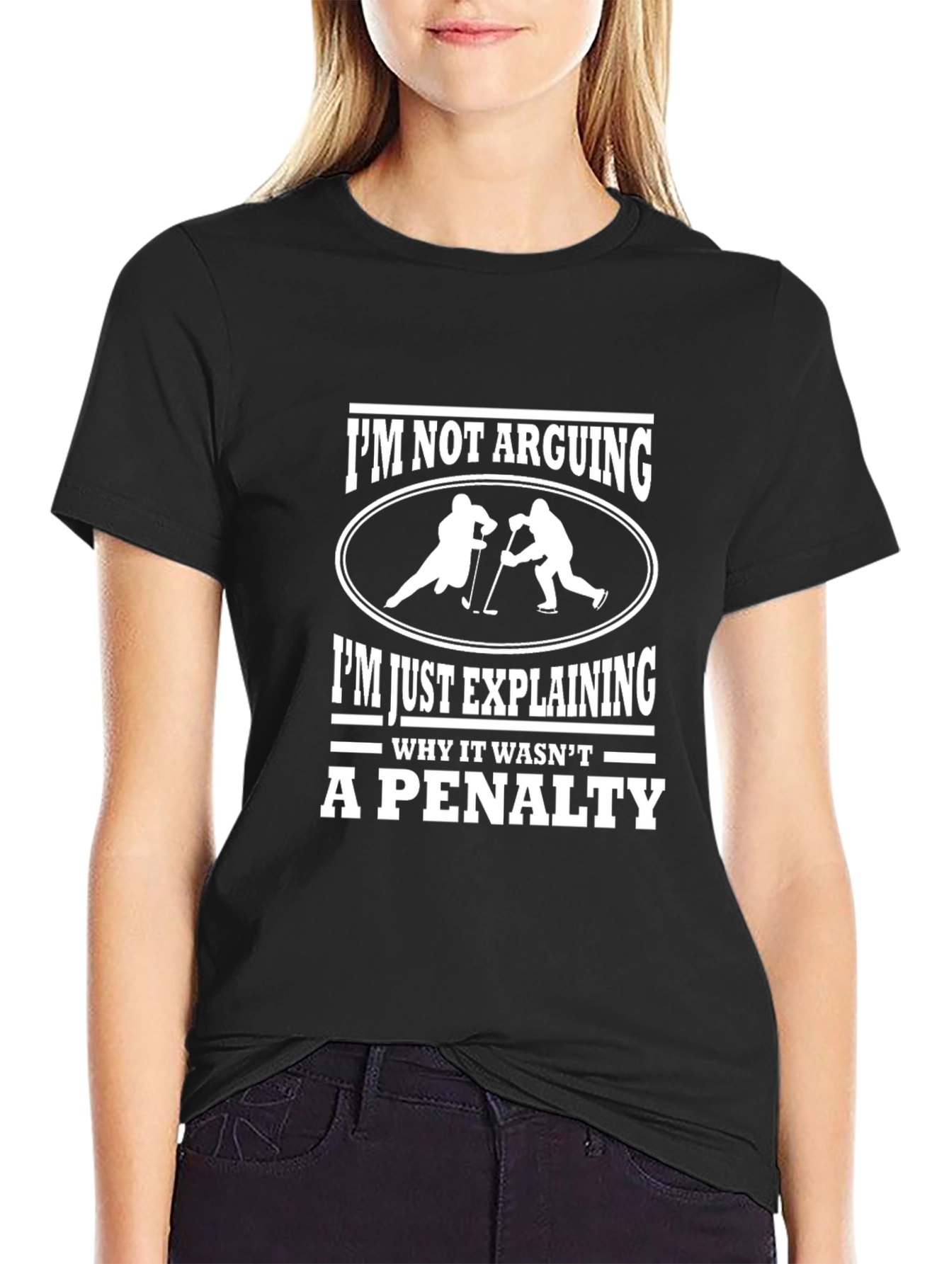 Hockey Fan T-Shirt - Im Not Arguing Explaining!
