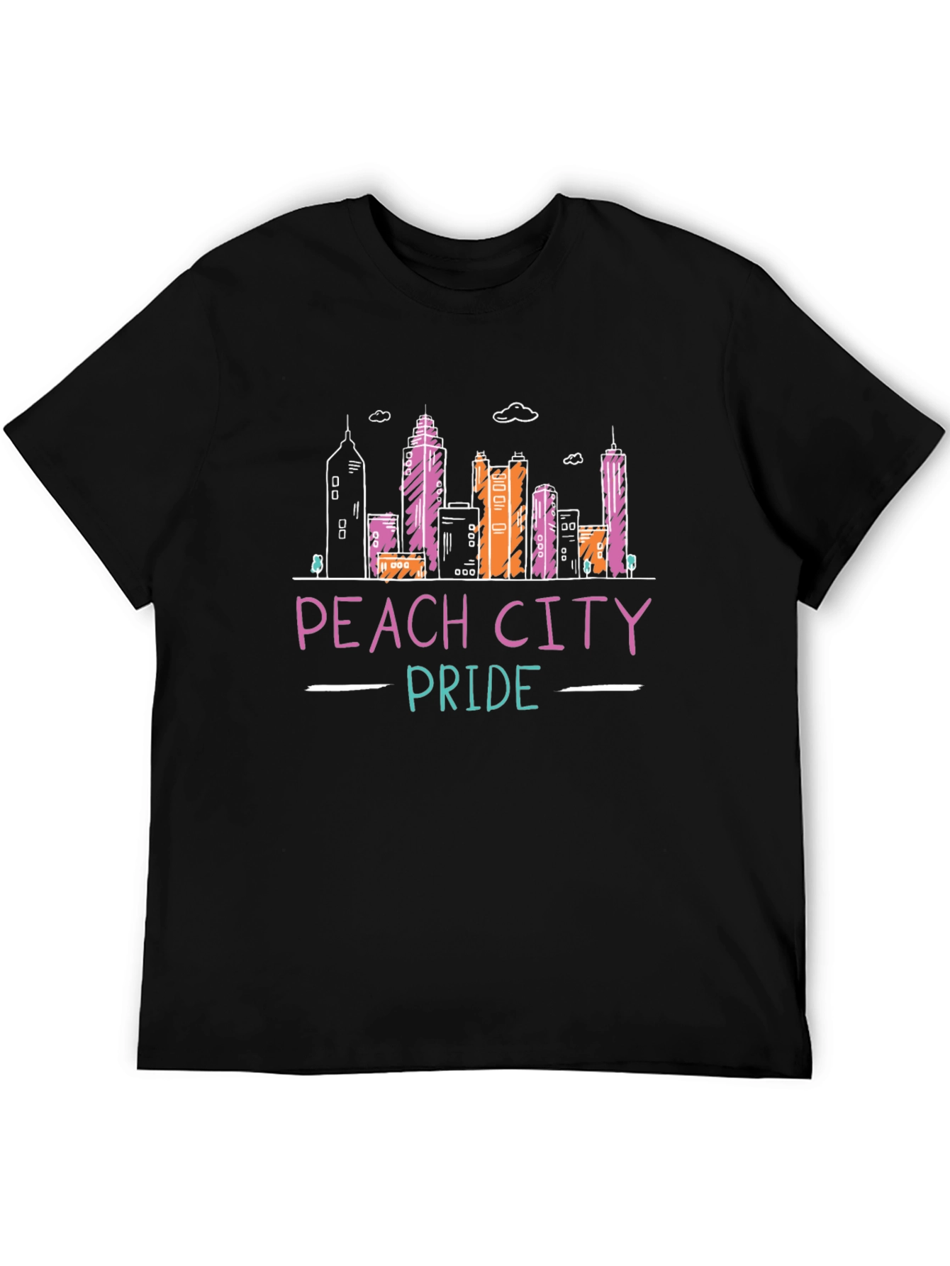 Peach City Pride Graphic Tee - Black