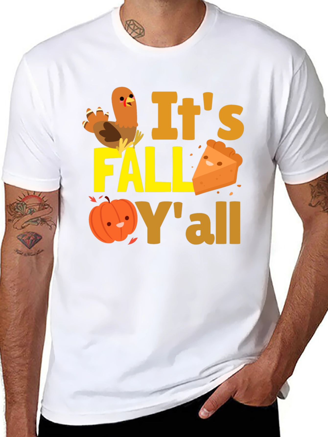 Its Fall Yall Thanksgiving T-Shirt