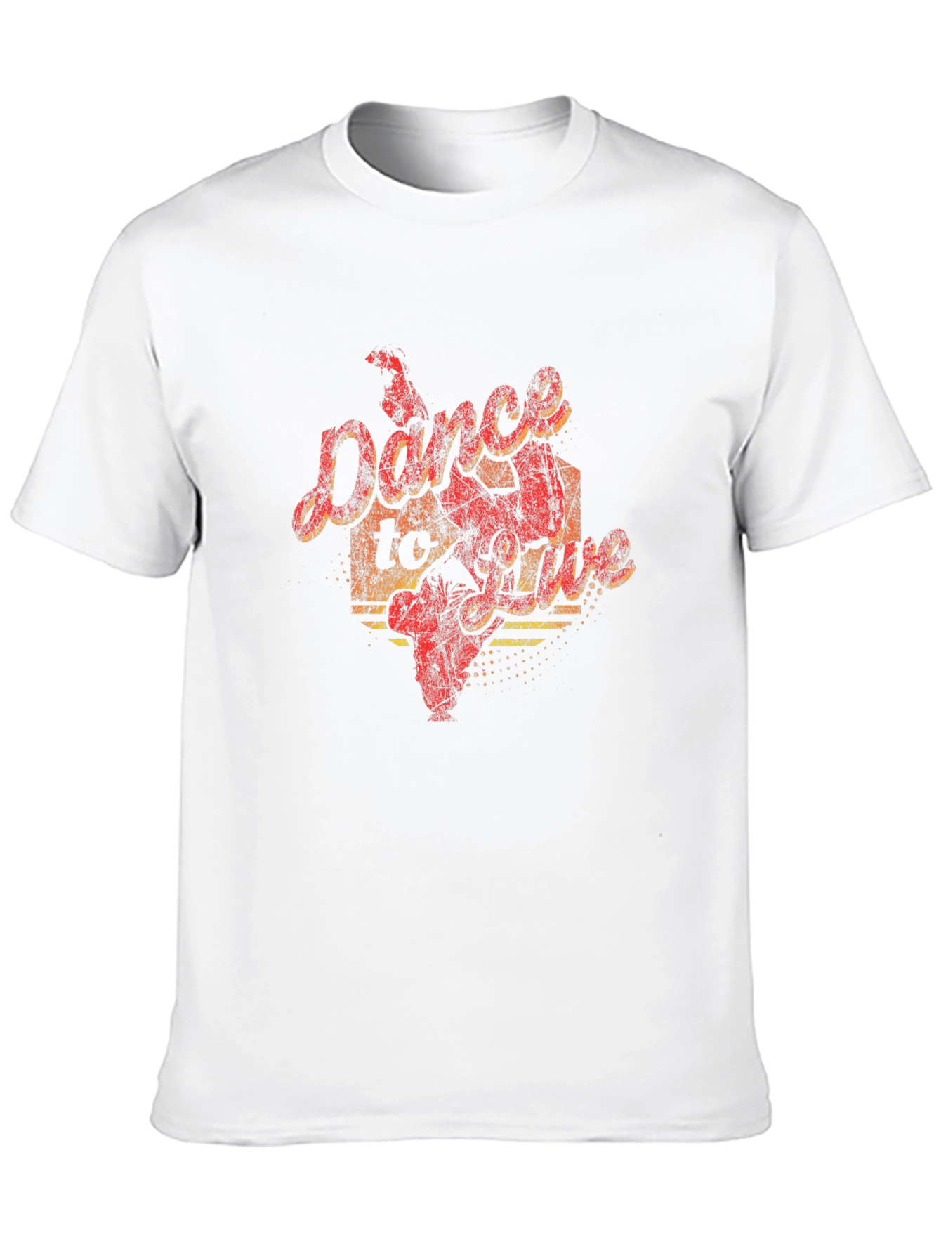 Dance To Live Graphic Black T-Shirt