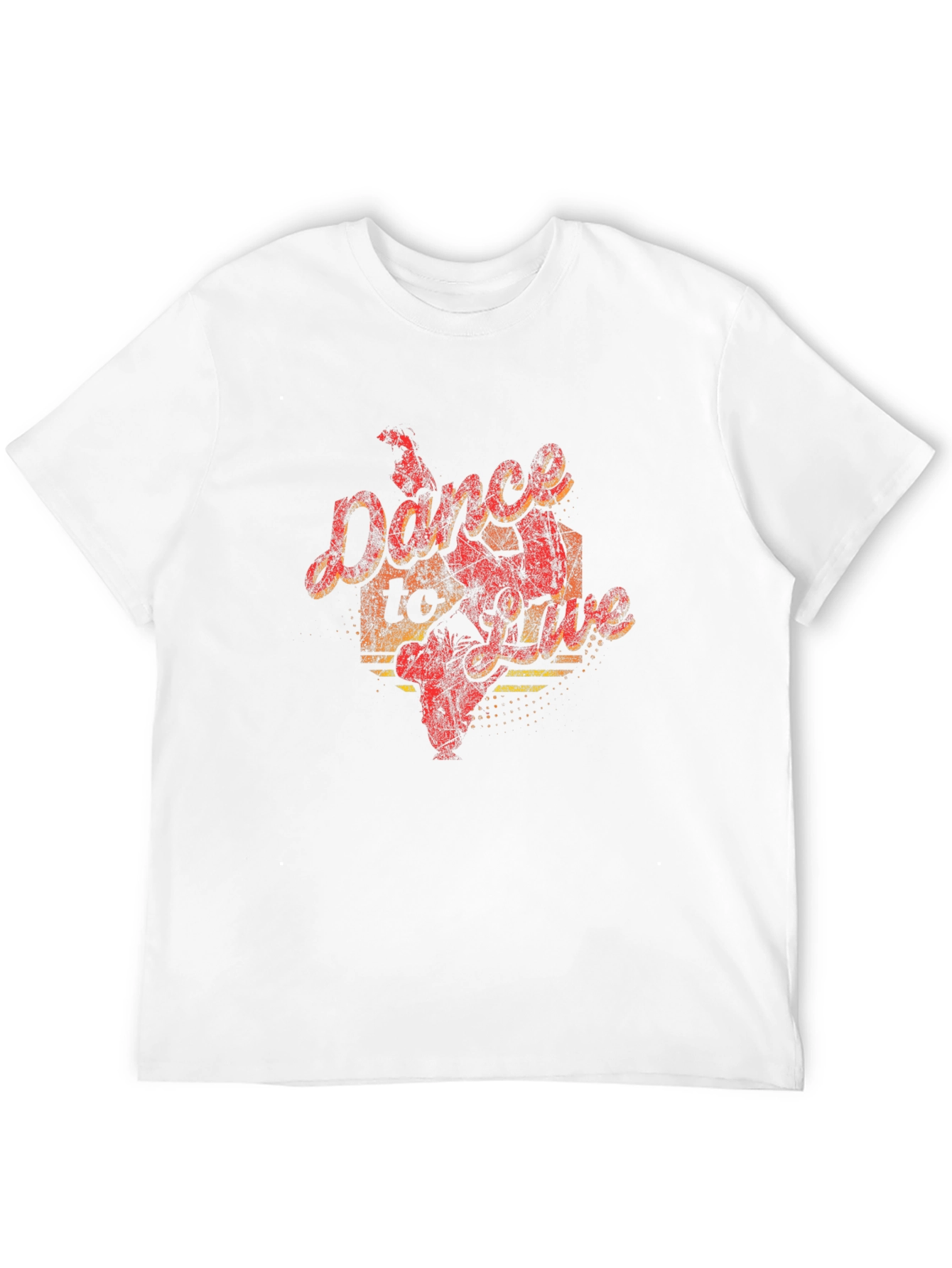 Dance To Live Graphic Black T-Shirt