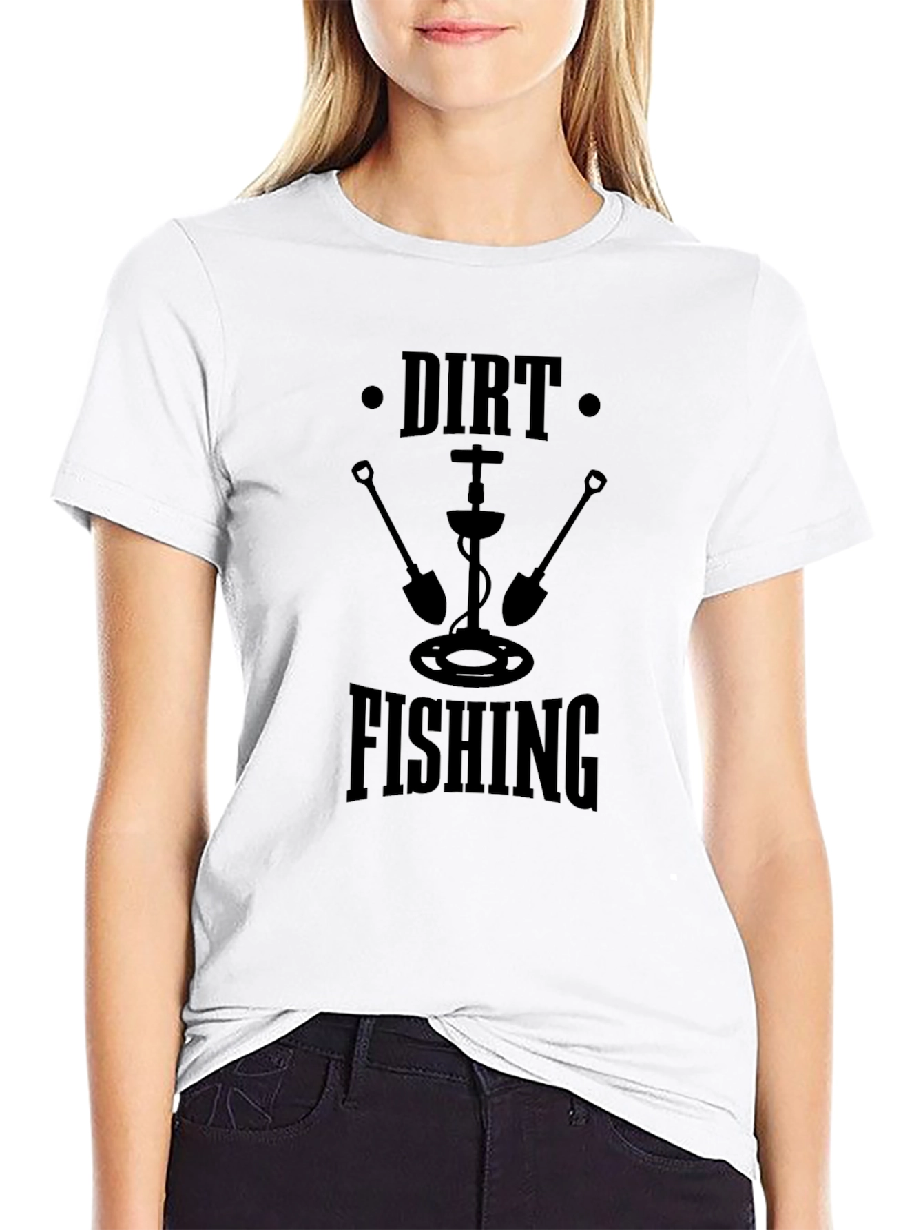 Dirt Fishing T-Shirt - Metal Detecting Hobby Tee