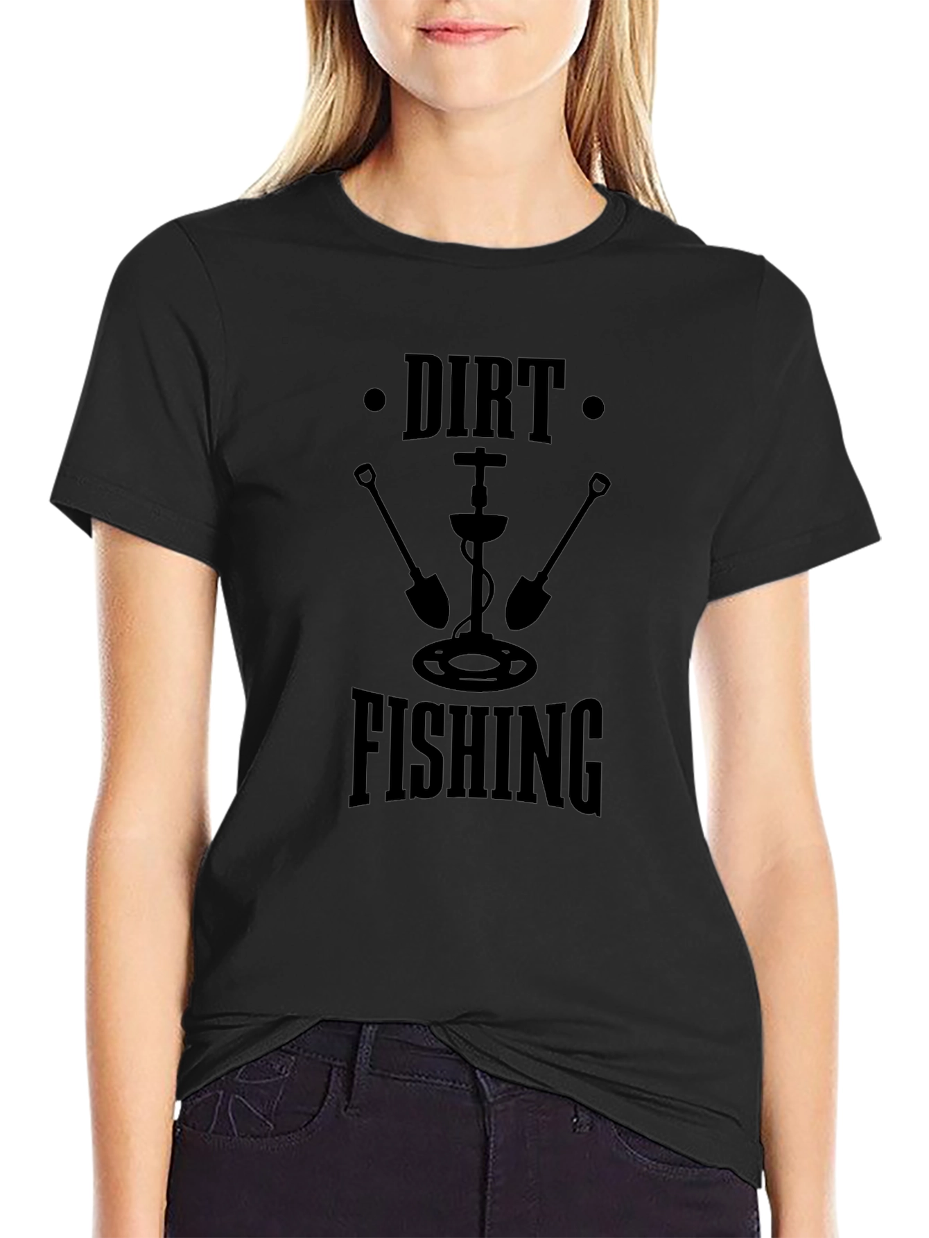 Dirt Fishing T-Shirt - Metal Detecting Hobby Tee
