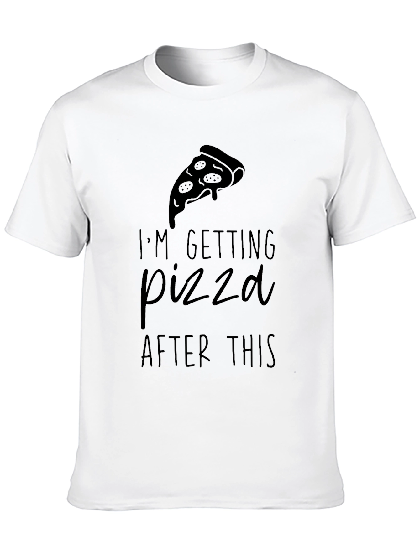 Pizza After This Graphic Tee - Black Comfort