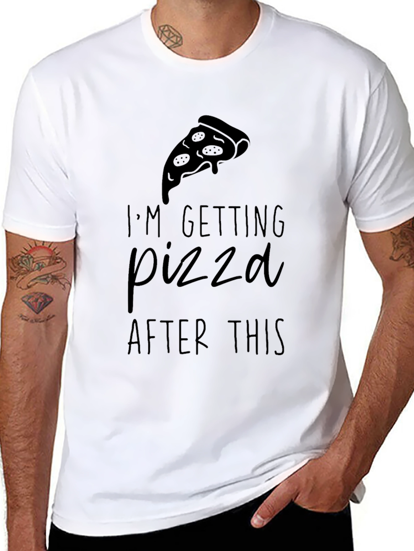 Pizza After This Graphic Tee - Black Comfort