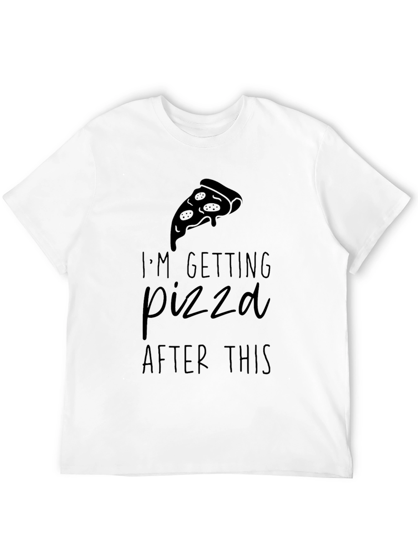 Pizza After This Graphic Tee - Black Comfort