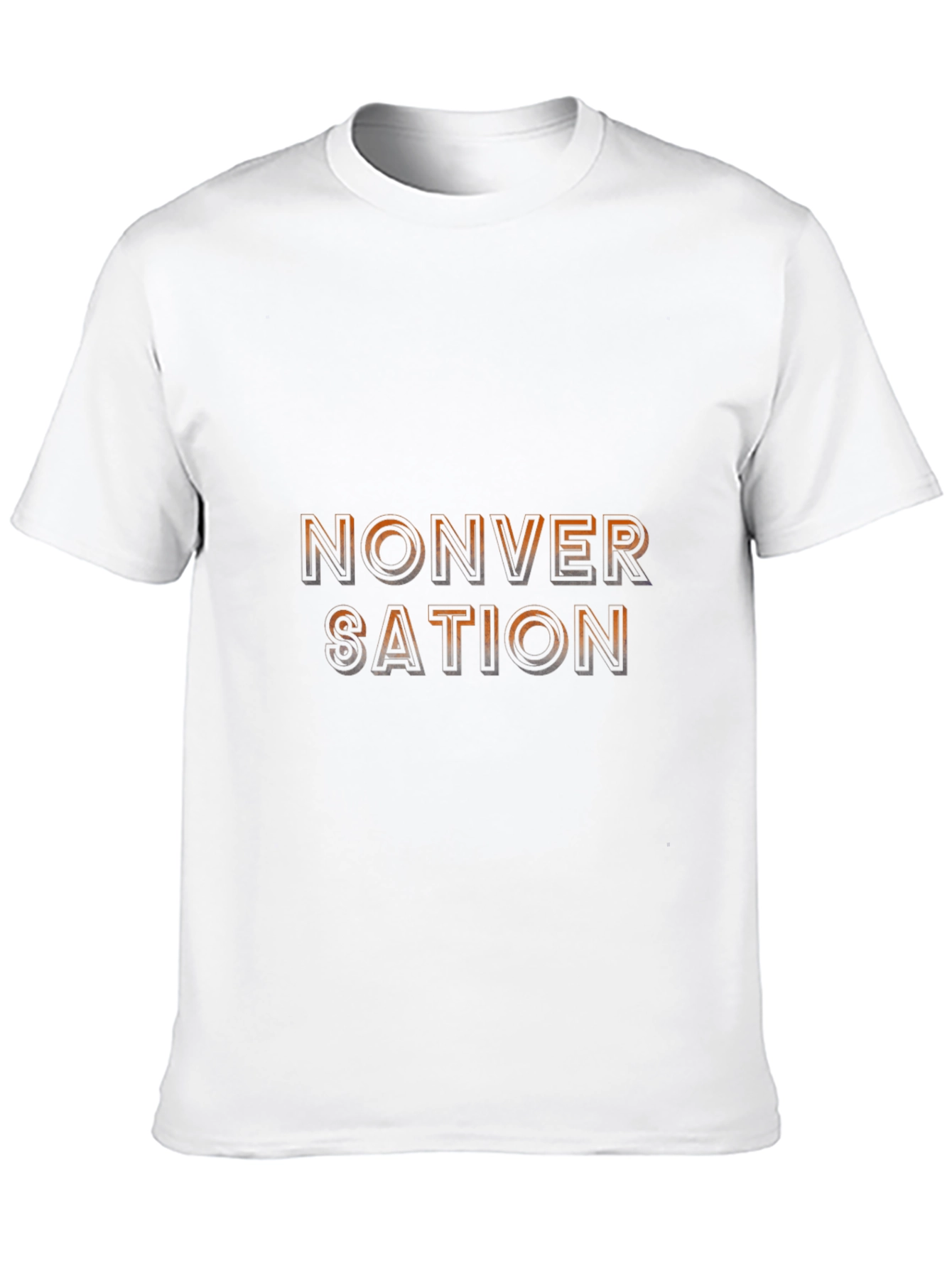 Nonversation Graphic Tee - Black Cotton Casual Shirt