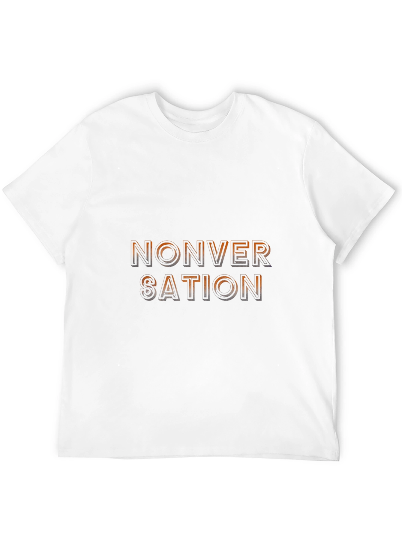 Nonversation Graphic Tee - Black Cotton Casual Shirt