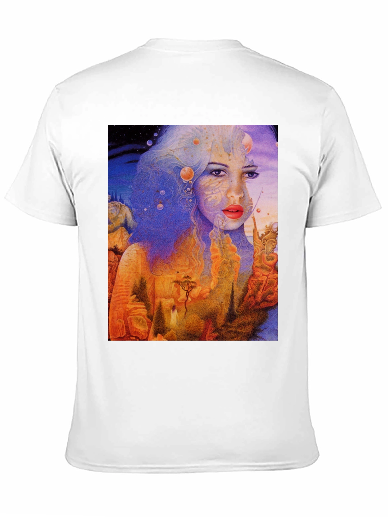 Surreal Dreamscape Graphic Tee - Unique Art Shirt
