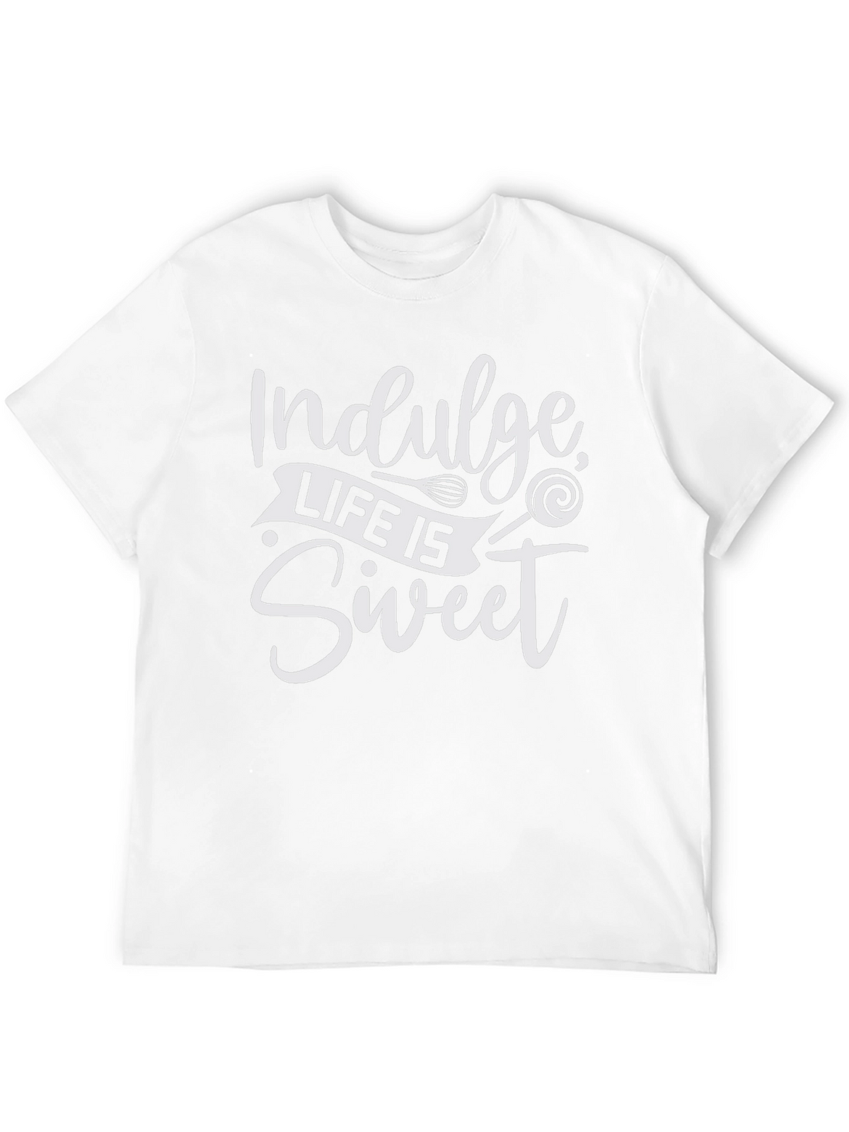 Indulge Life is Sweet Black T-Shirt